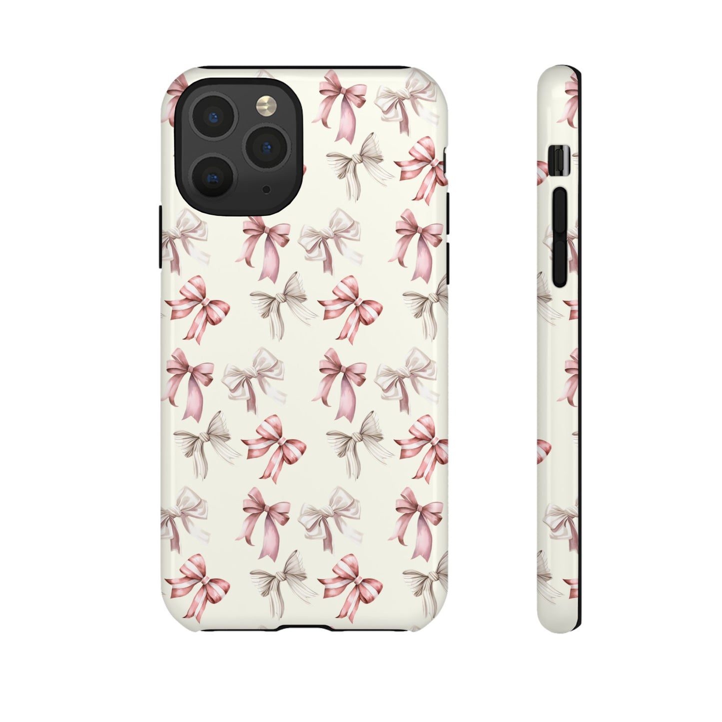 Bow Phone Case Cream