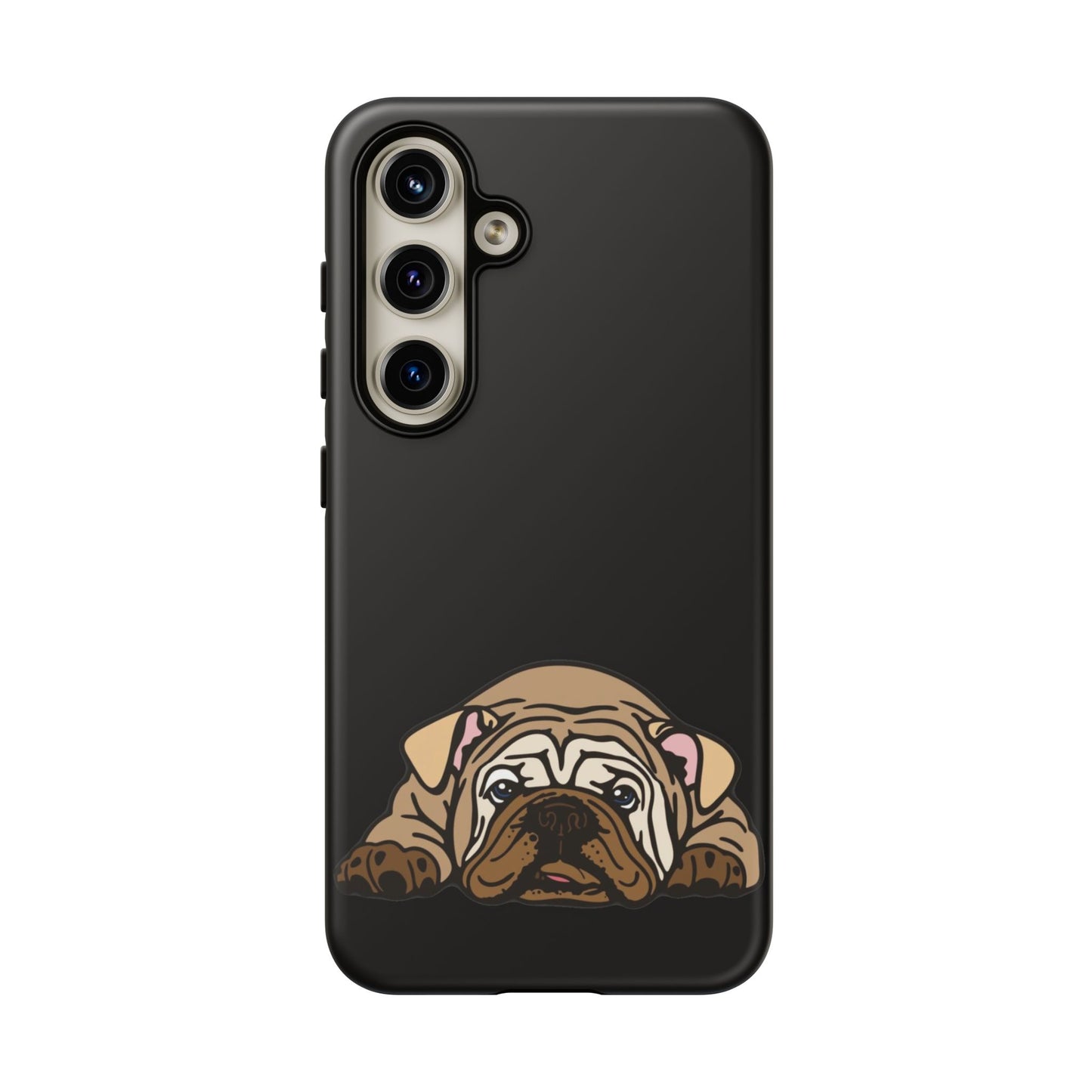 Bulldog Phone Case Black