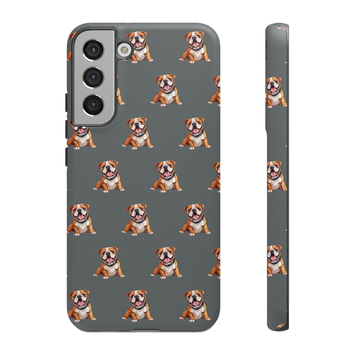 Bulldog Phone Case Gray