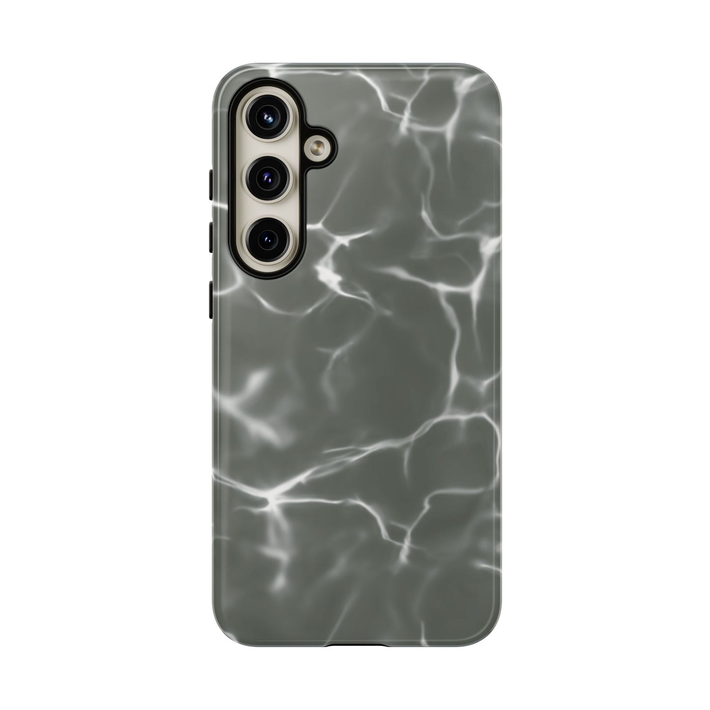 Marble Print Phone Case Gray