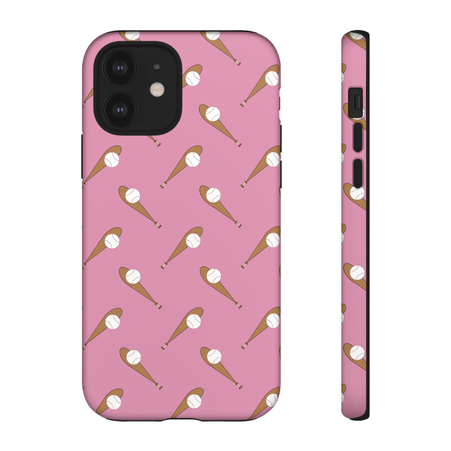 Baseball Phone Case Pink