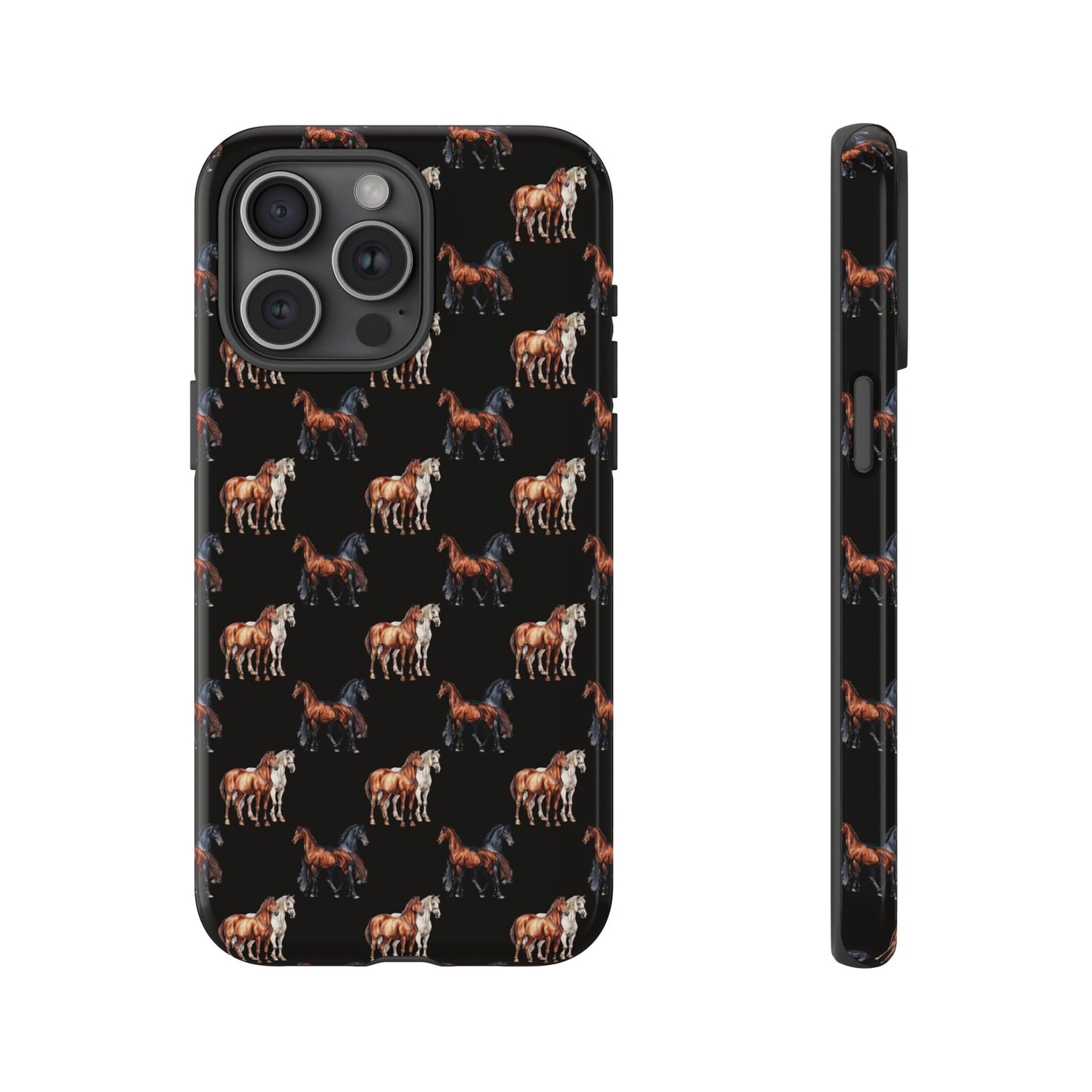 Horse Phone Case Black