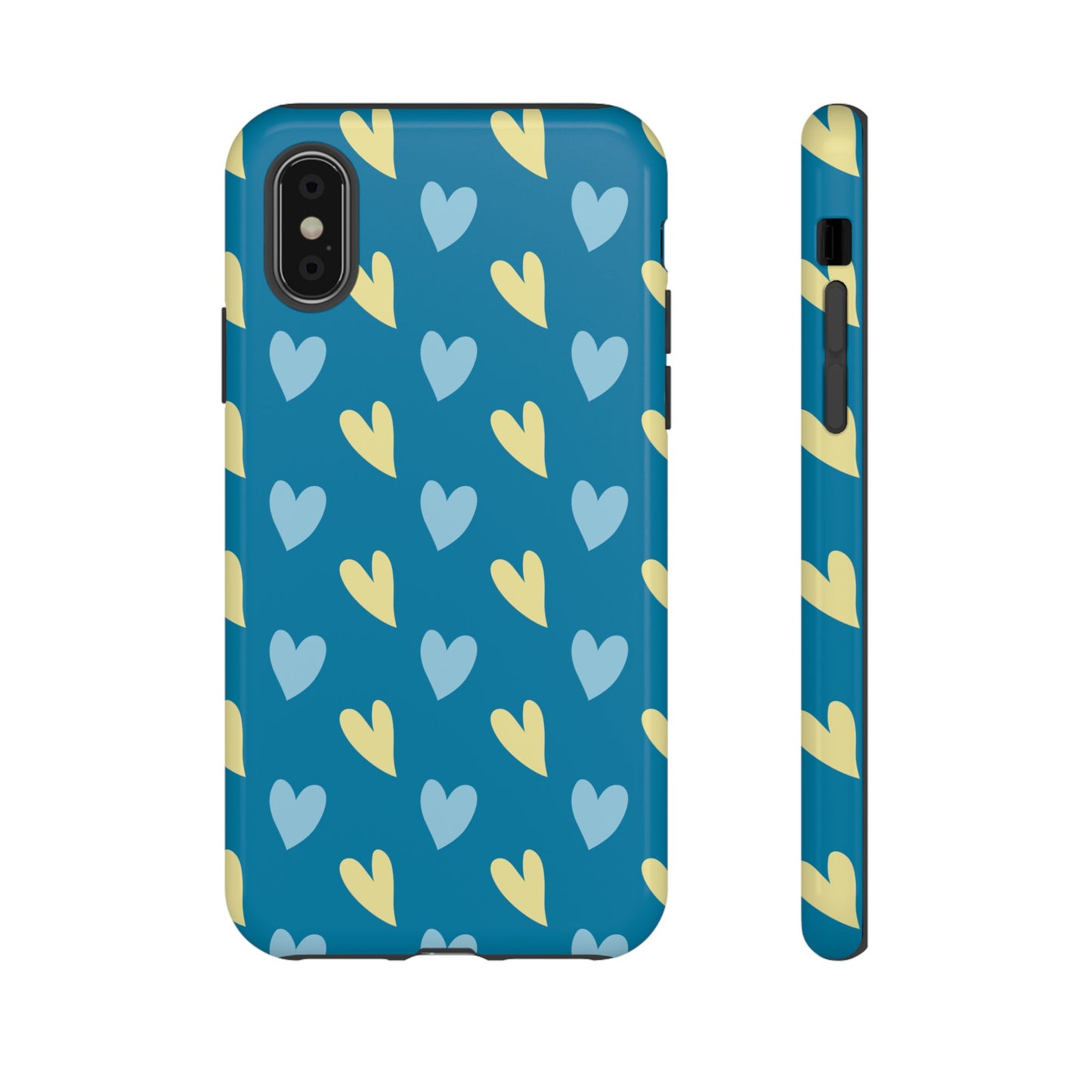 Heart Phone Case Blue