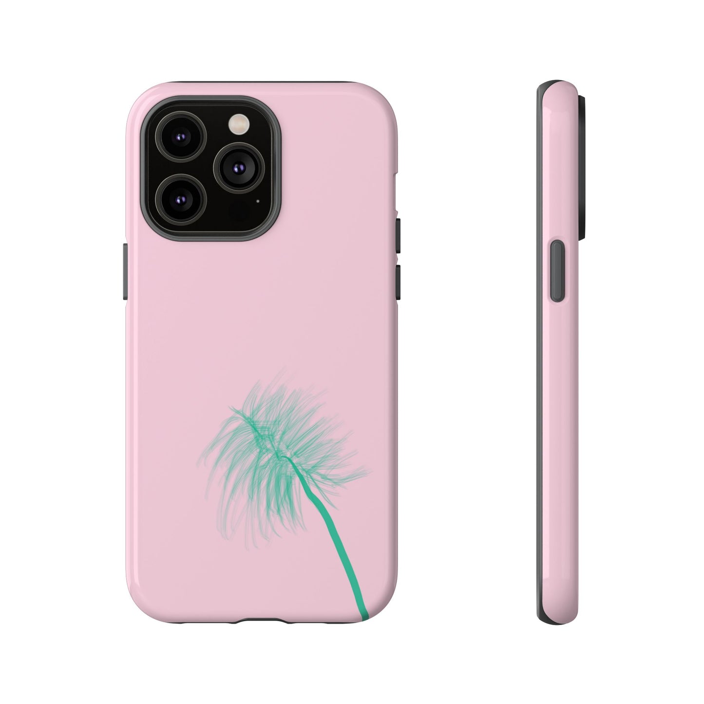 Dandelion Blowball Phone Case Pink