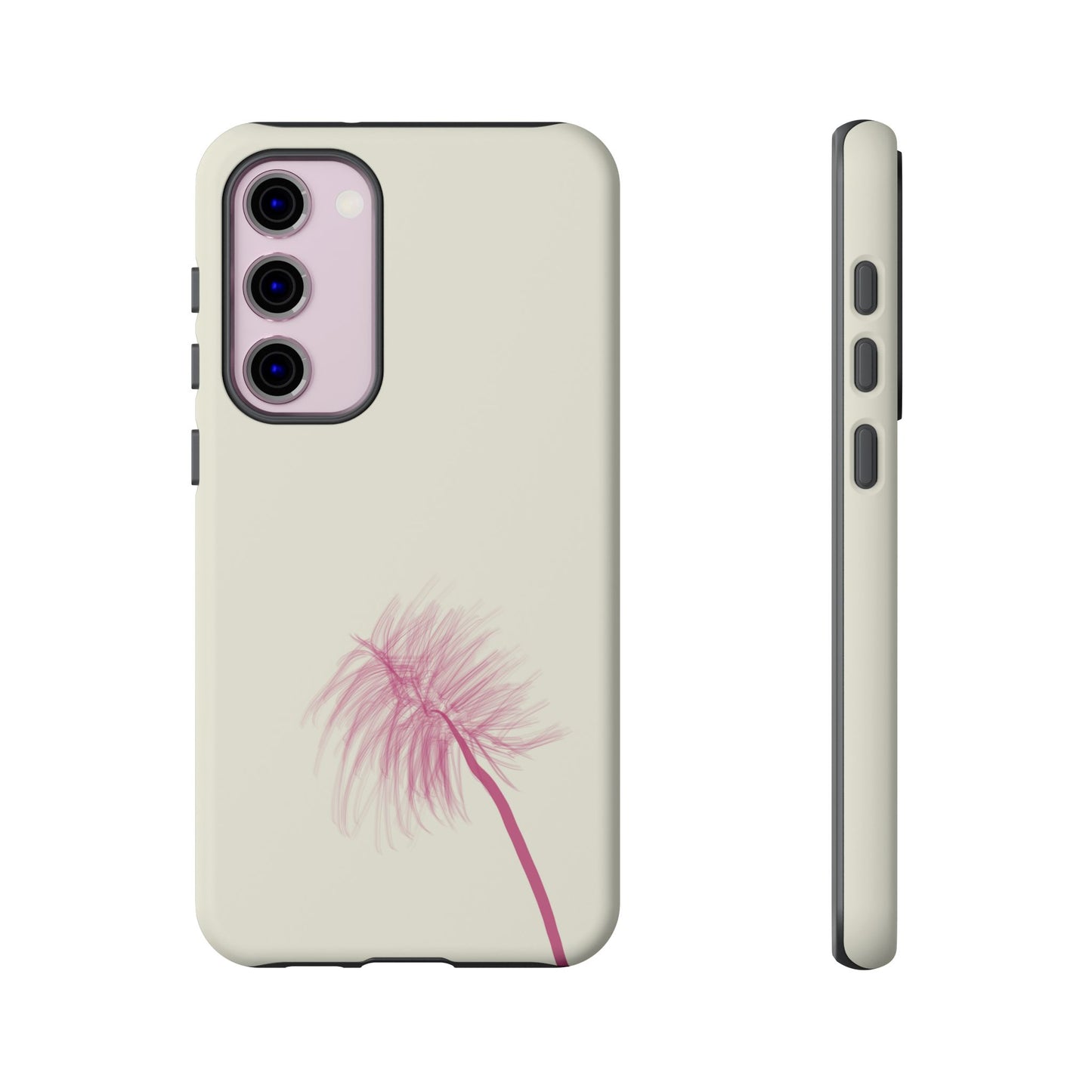 Dandelion Blowball Phone Case Cream