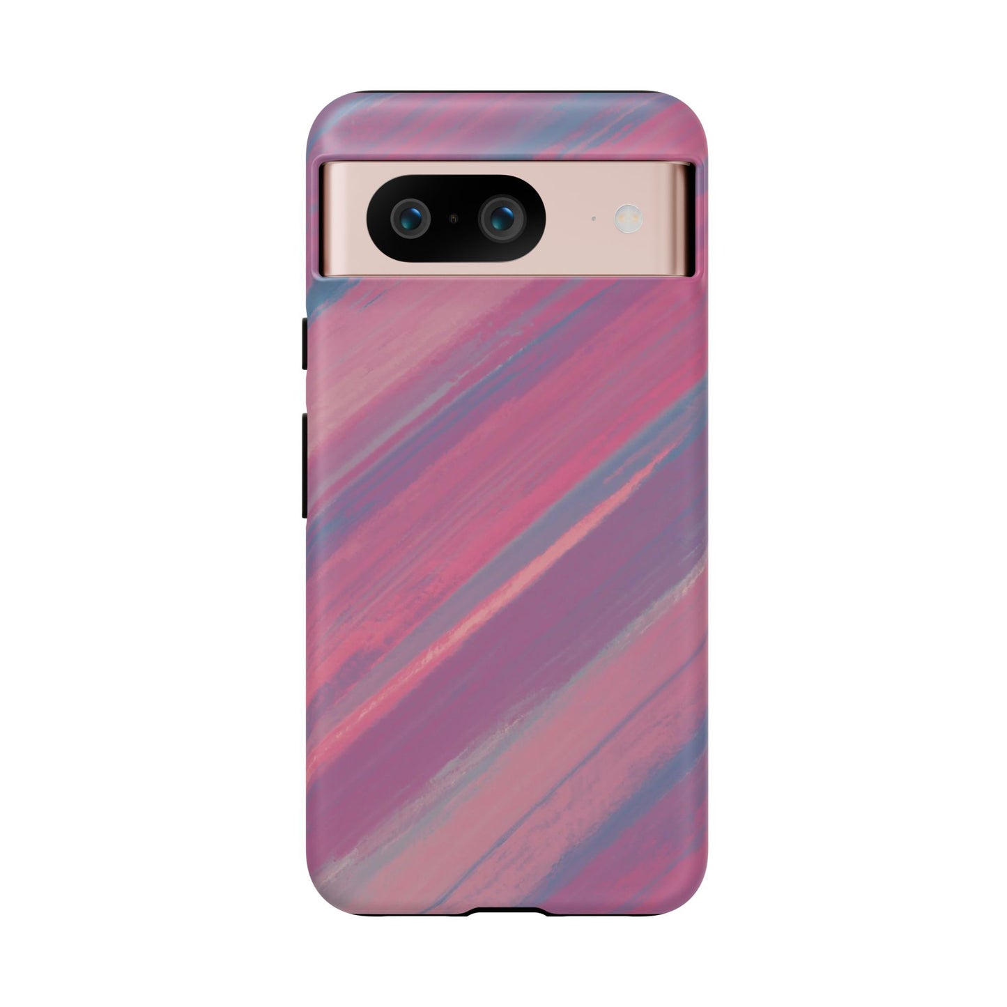 Striped Phone Case Pink