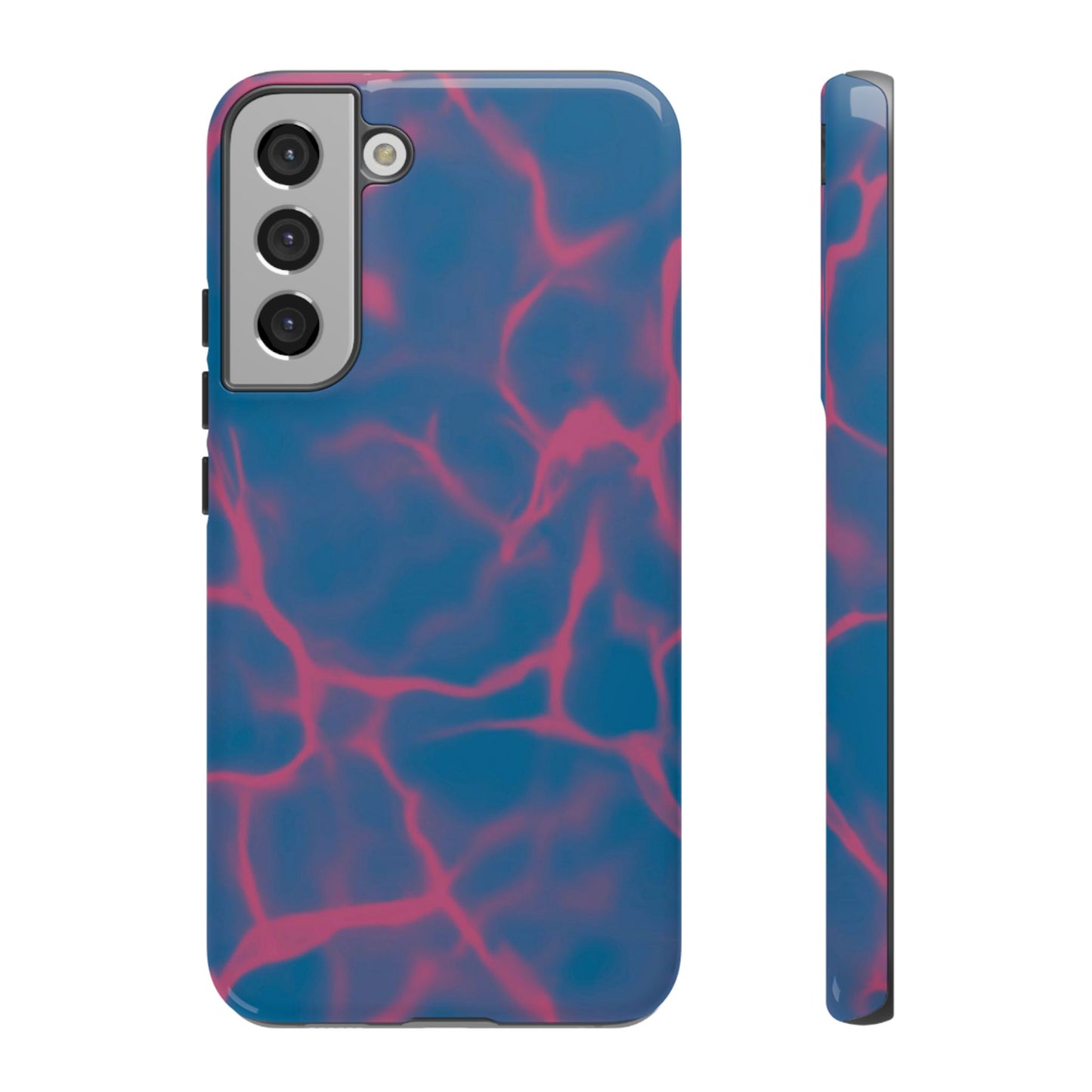 Marble Phone Case Blue Pink