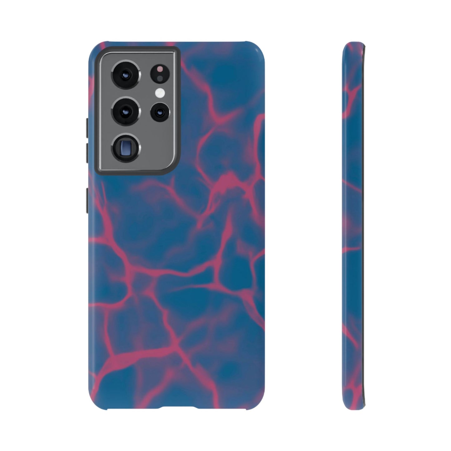 Marble Phone Case Blue Pink