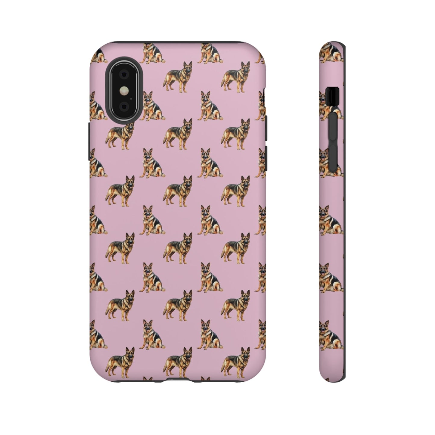 German Shepherd Phone Case Pink