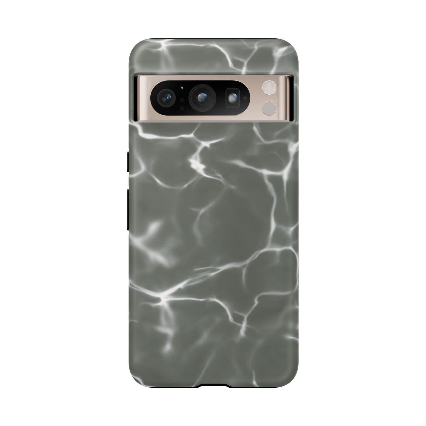 Marble Print Phone Case Gray