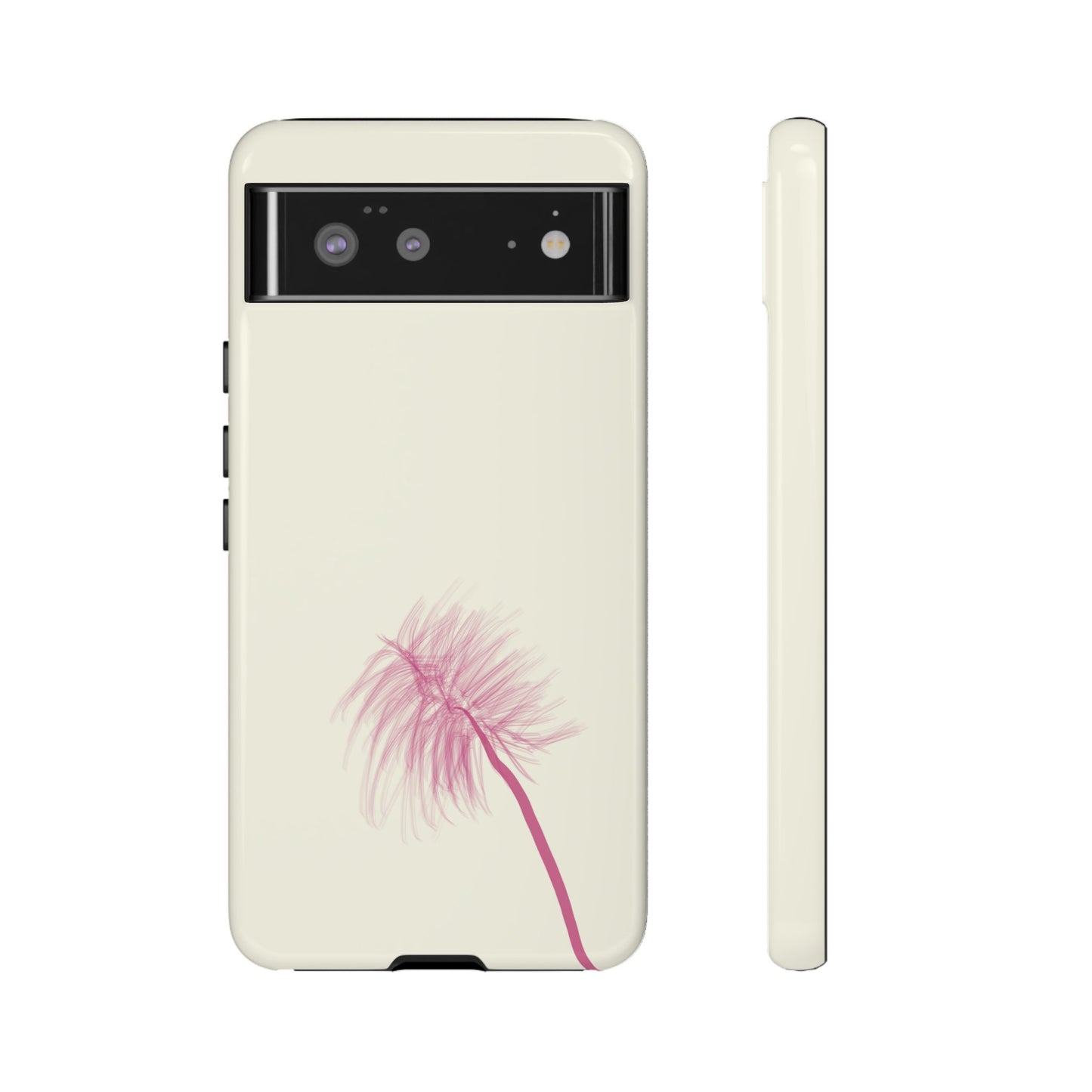 Dandelion Blowball Phone Case Cream