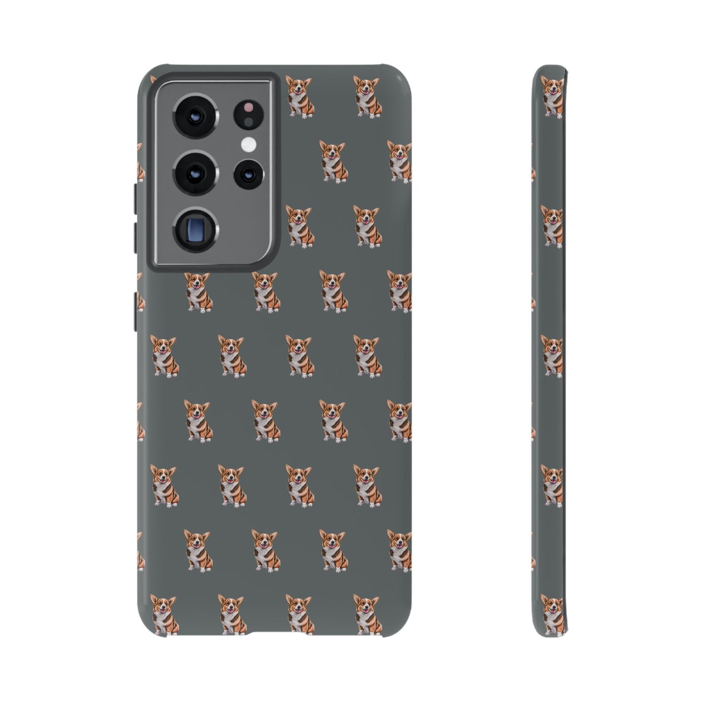 Corgi Phone Case Gray