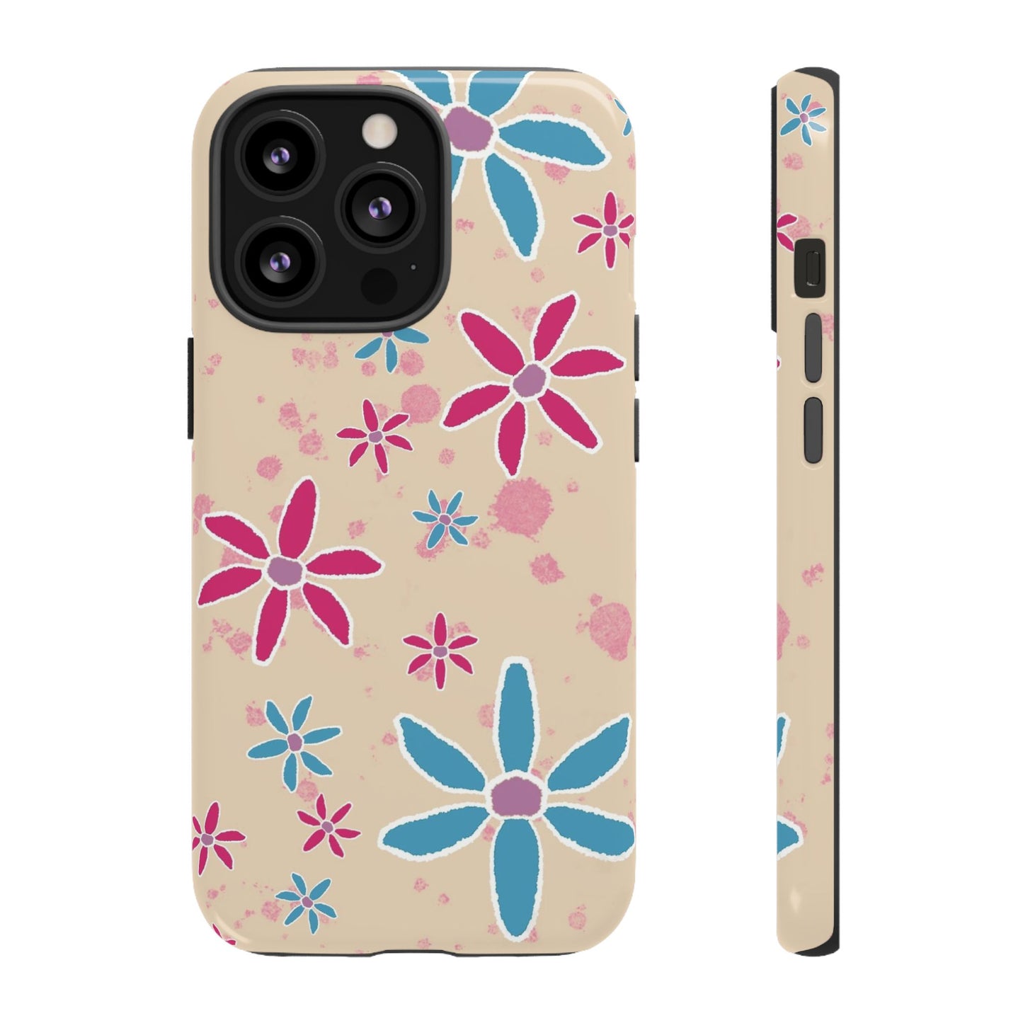 Flower Phone Case Cream