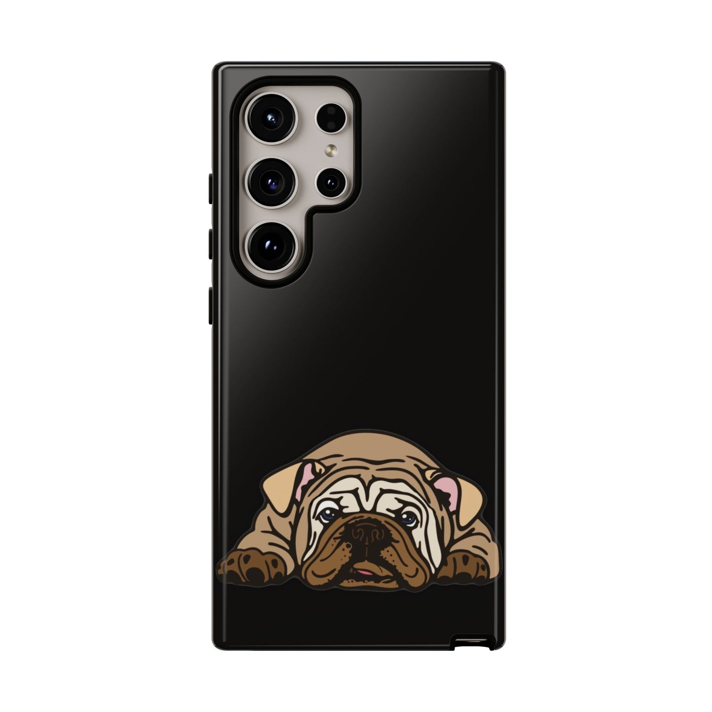 Bulldog Phone Case Black