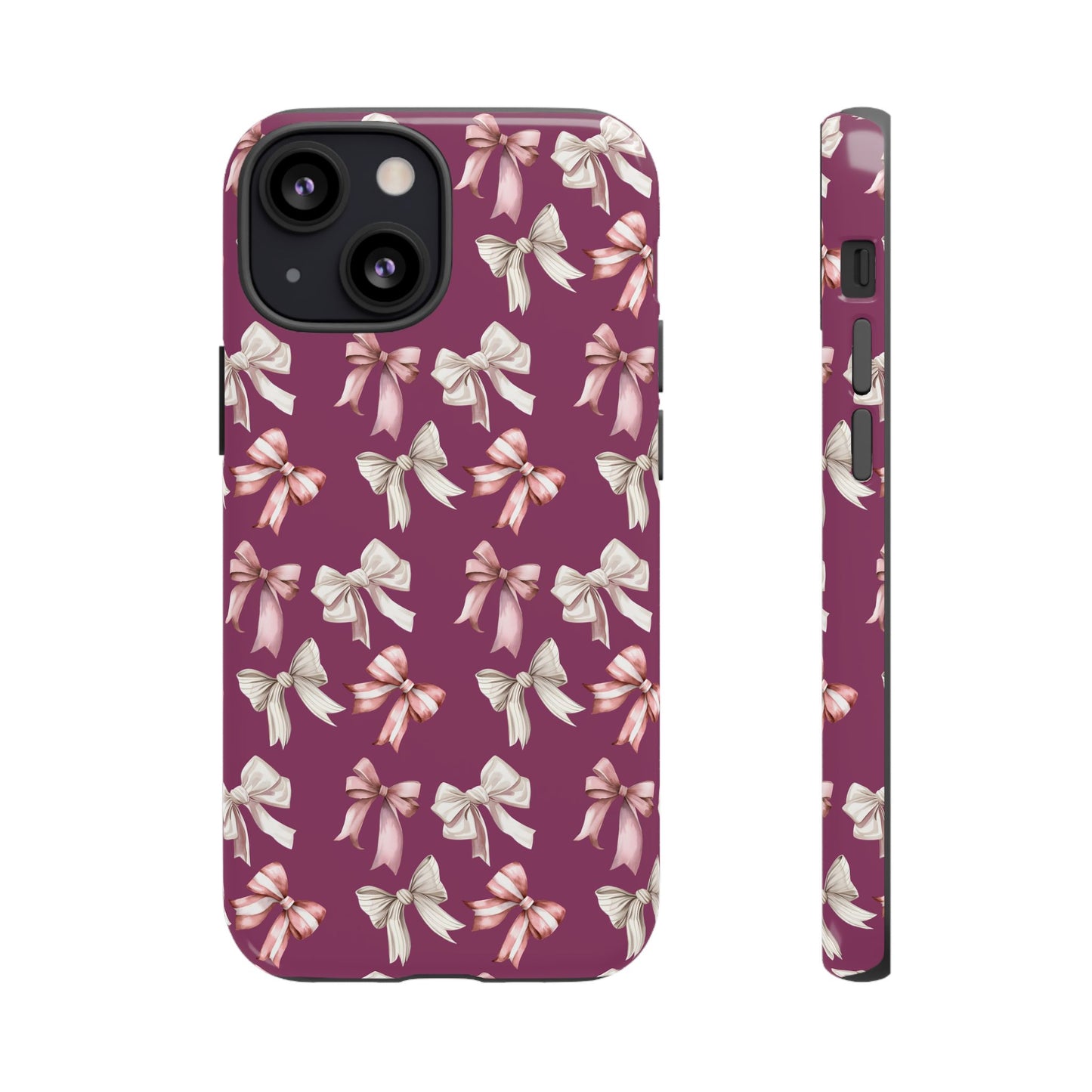 Bow Phone Case Berry