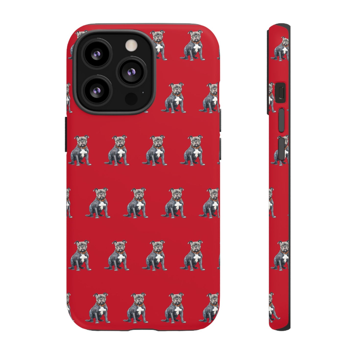 Pitbull Phone Case Red