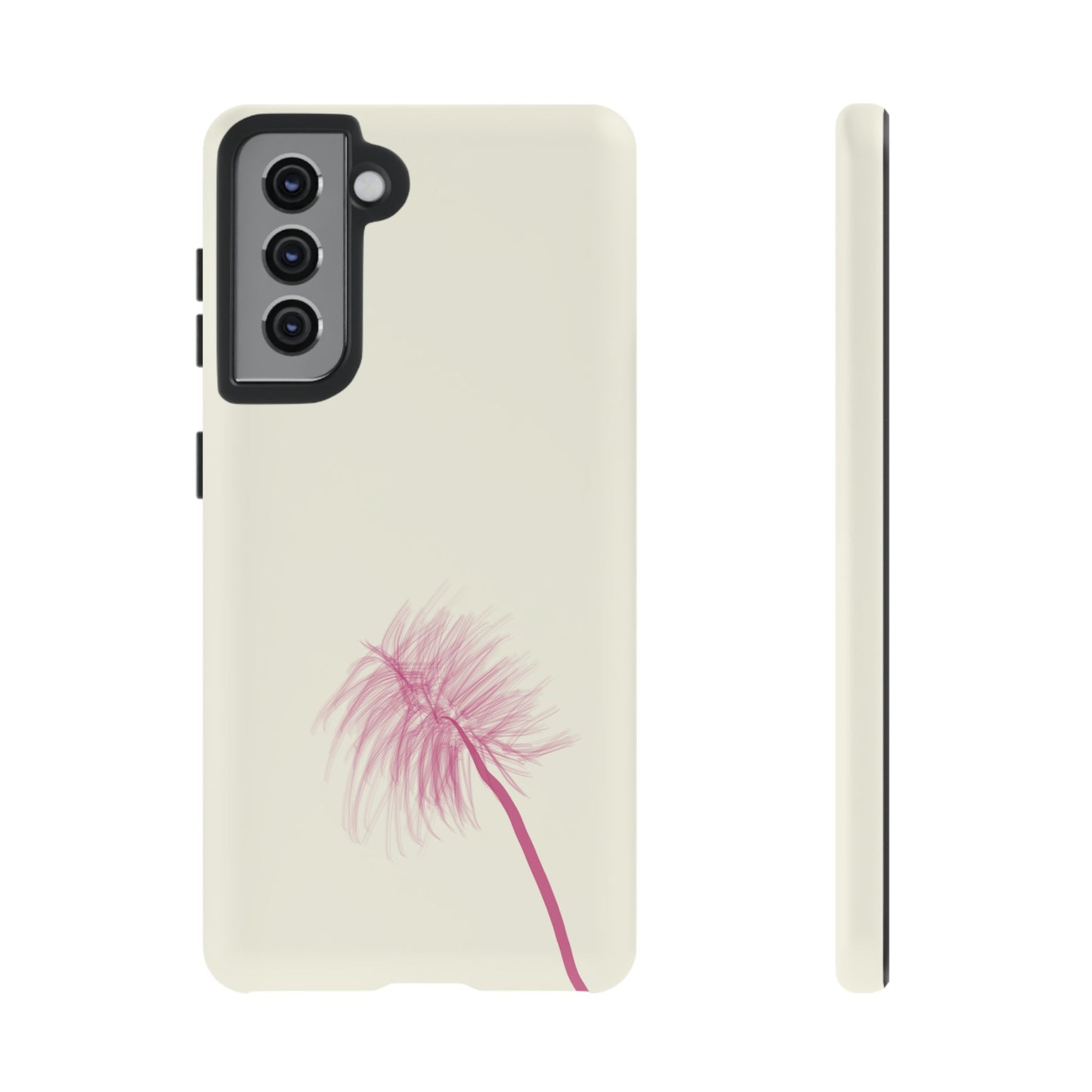 Dandelion Blowball Phone Case Cream