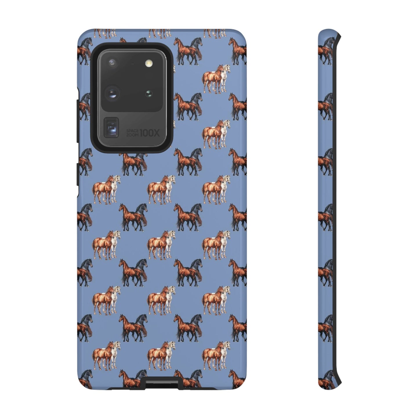 Horse Phone Case Blue