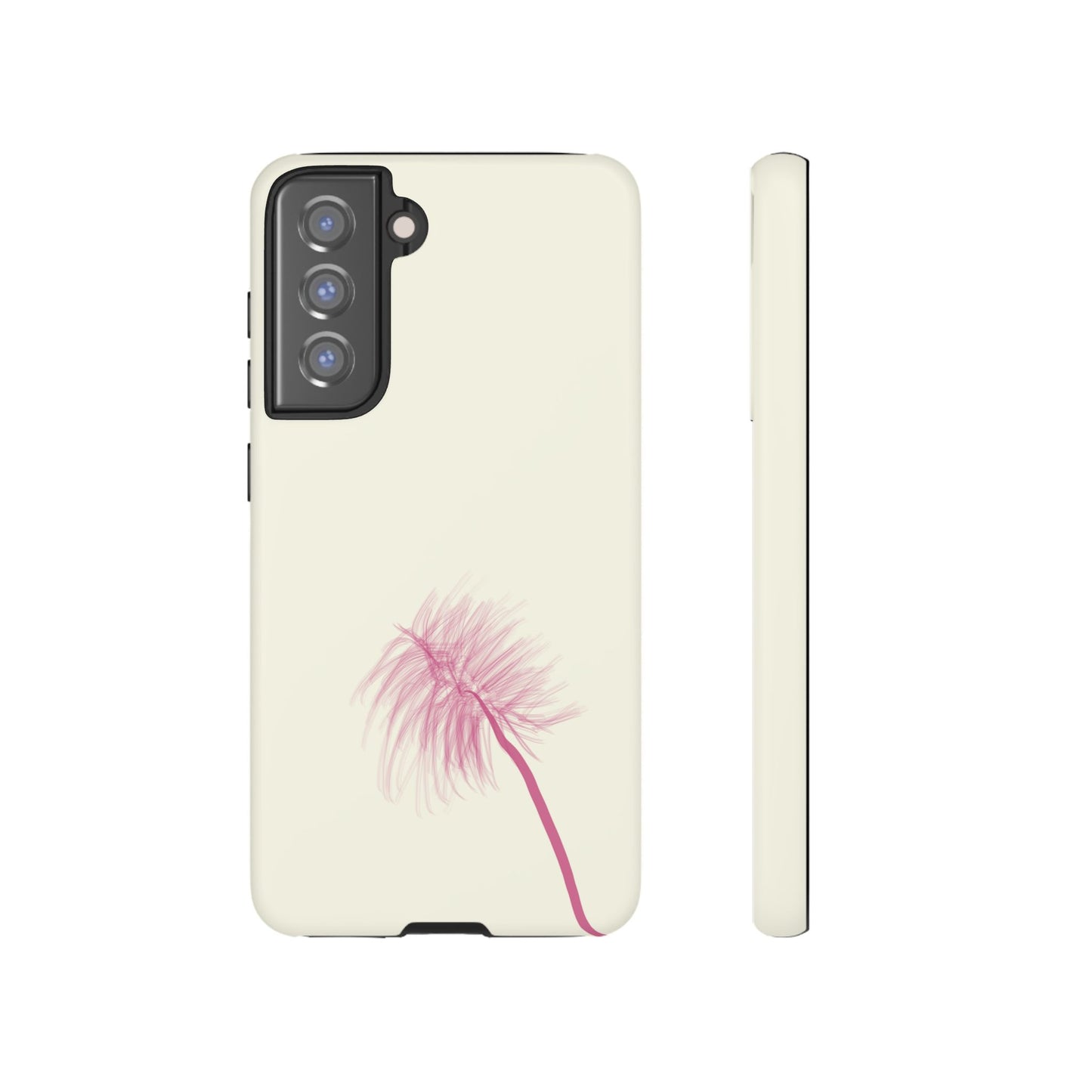 Dandelion Blowball Phone Case Cream