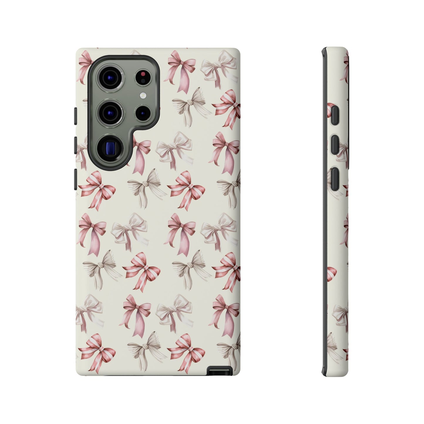 Bow Phone Case Cream