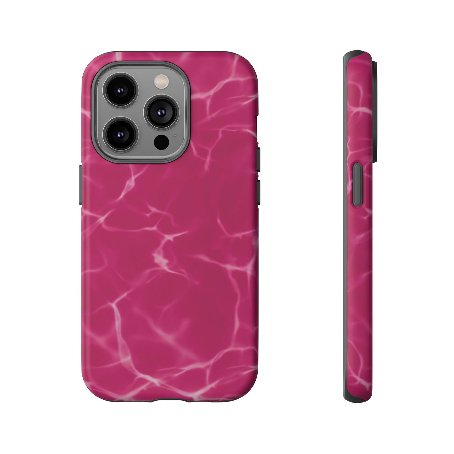 Marble Print Phone Case Berry