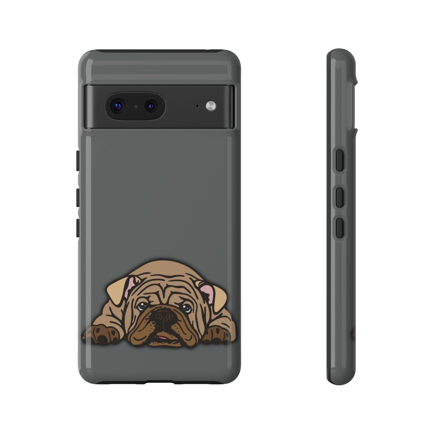 Bulldog Phone Case Gray