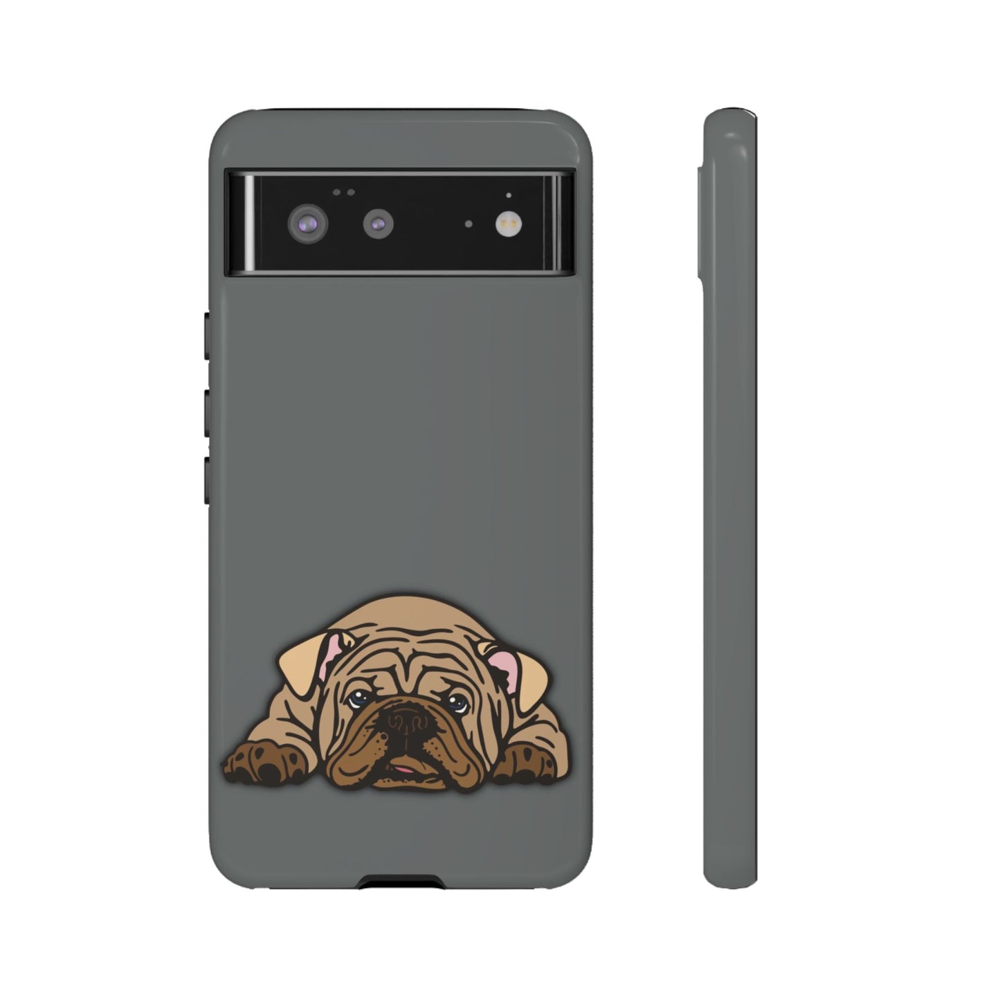 Bulldog Phone Case Gray