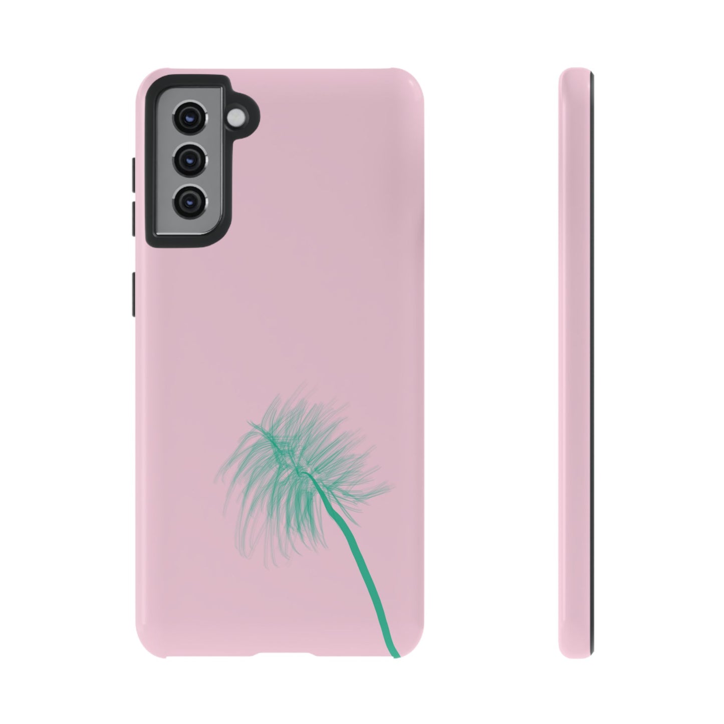 Dandelion Blowball Phone Case Pink