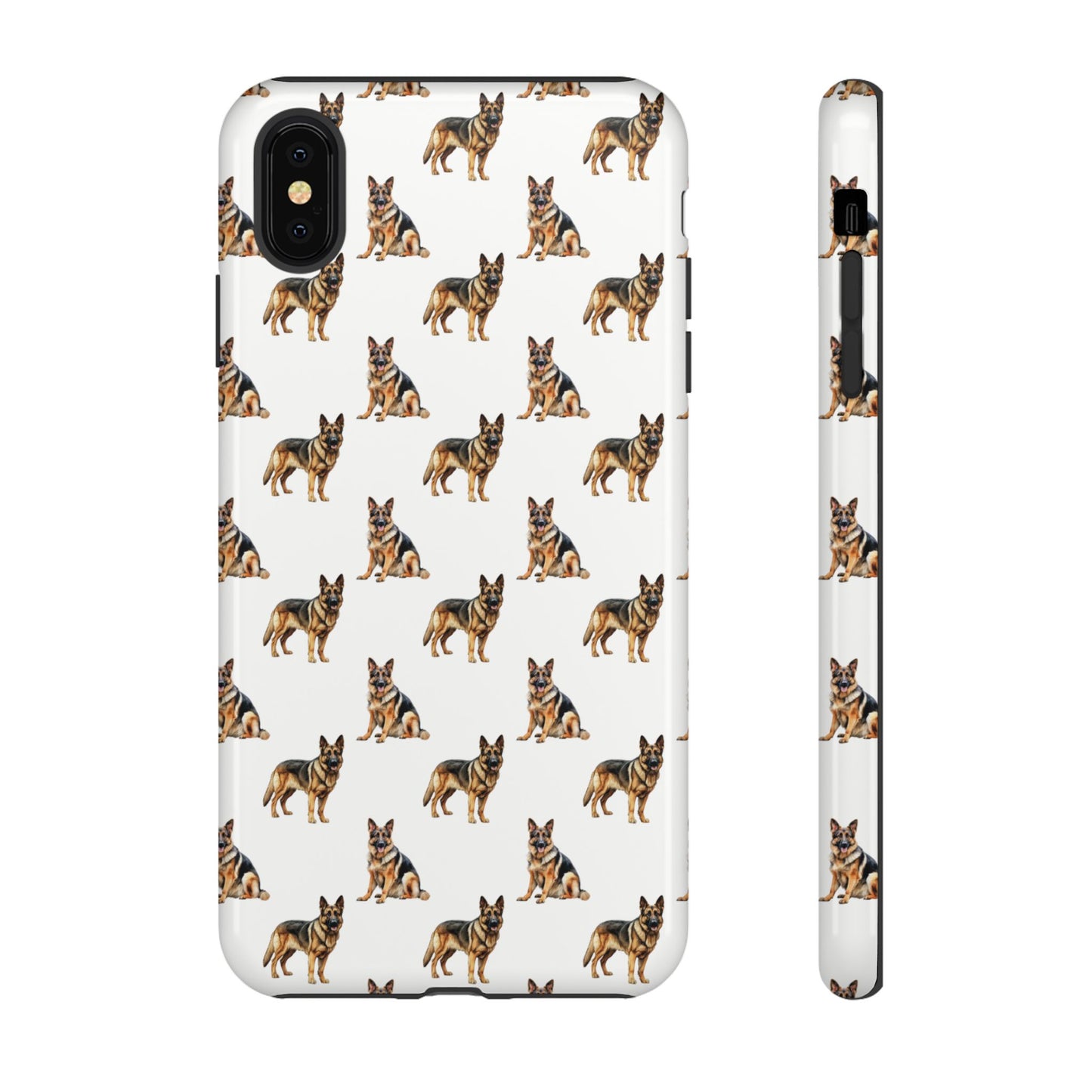 German Shepherd Phone Case White