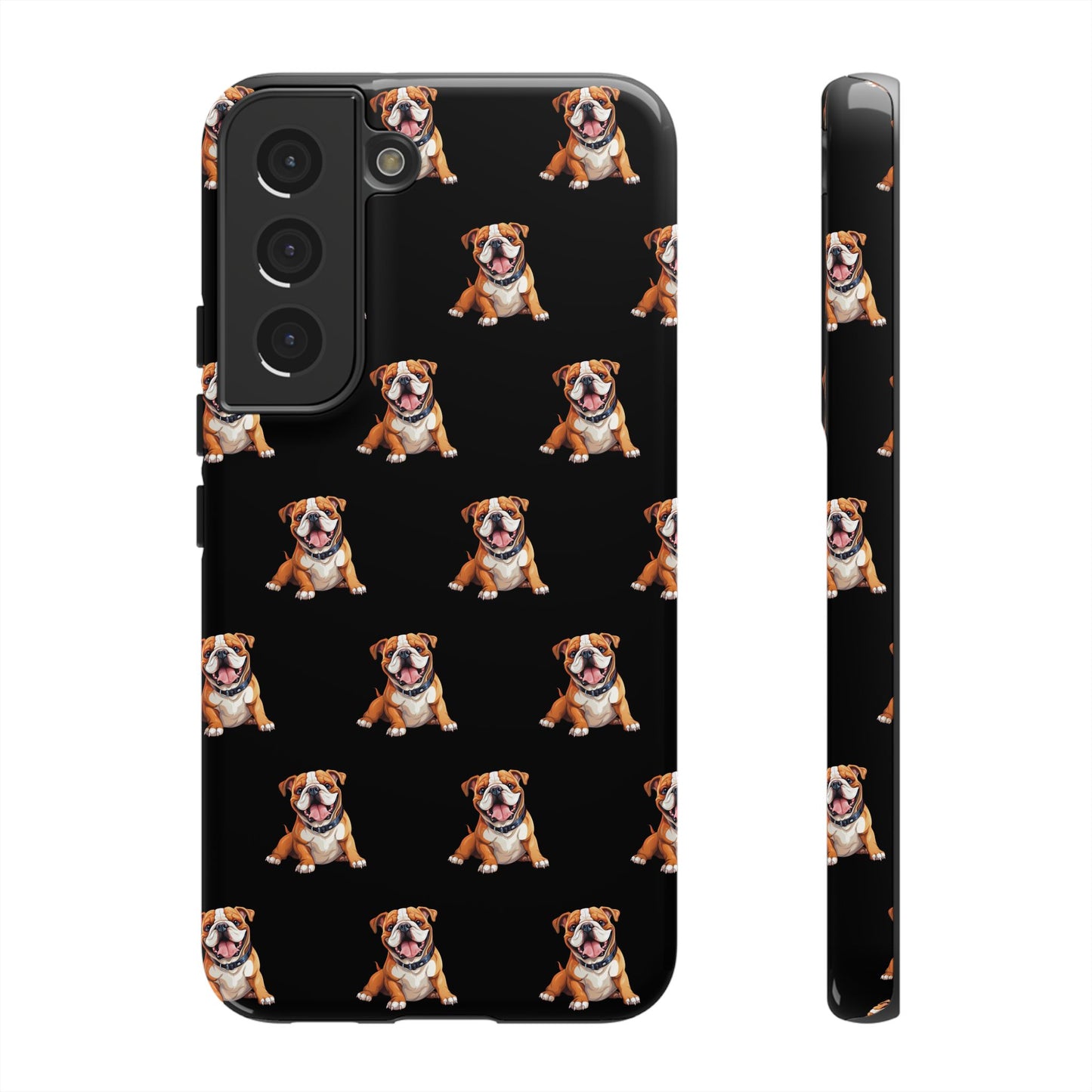 Bulldog Phone Case Black