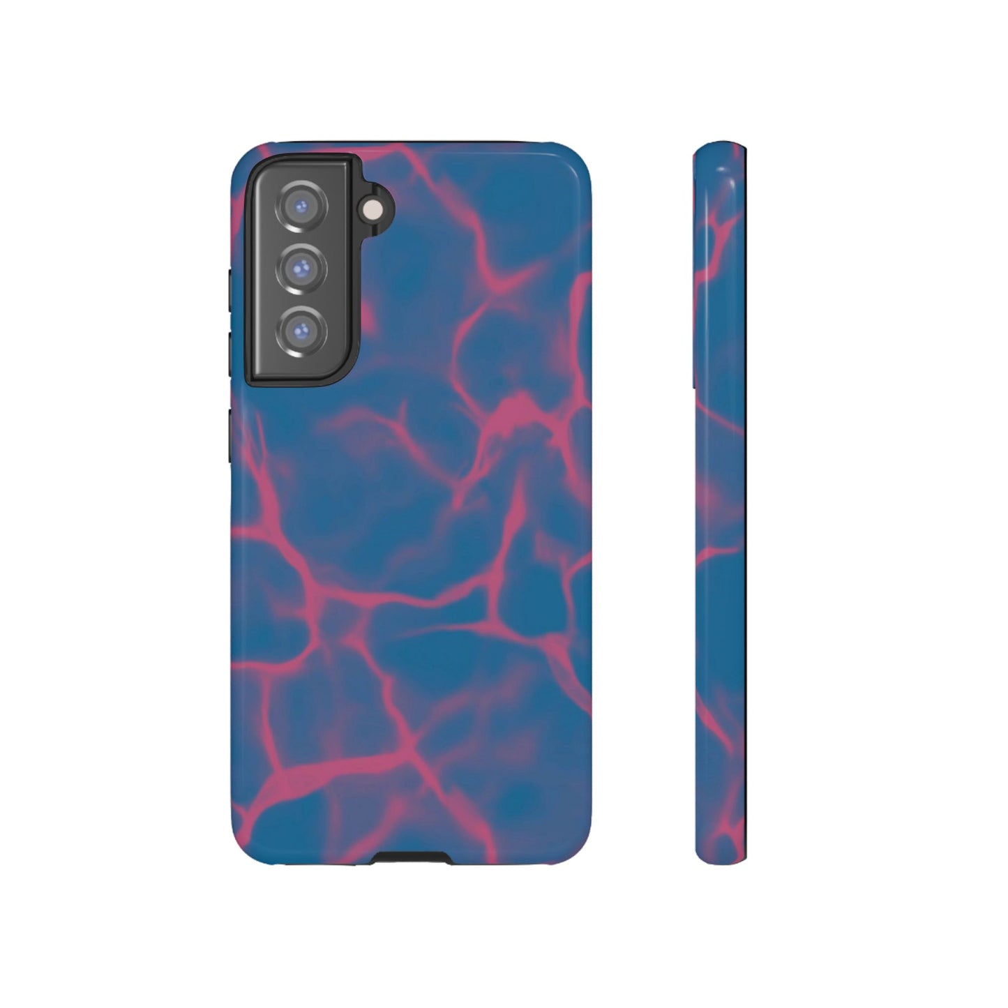 Marble Phone Case Blue Pink