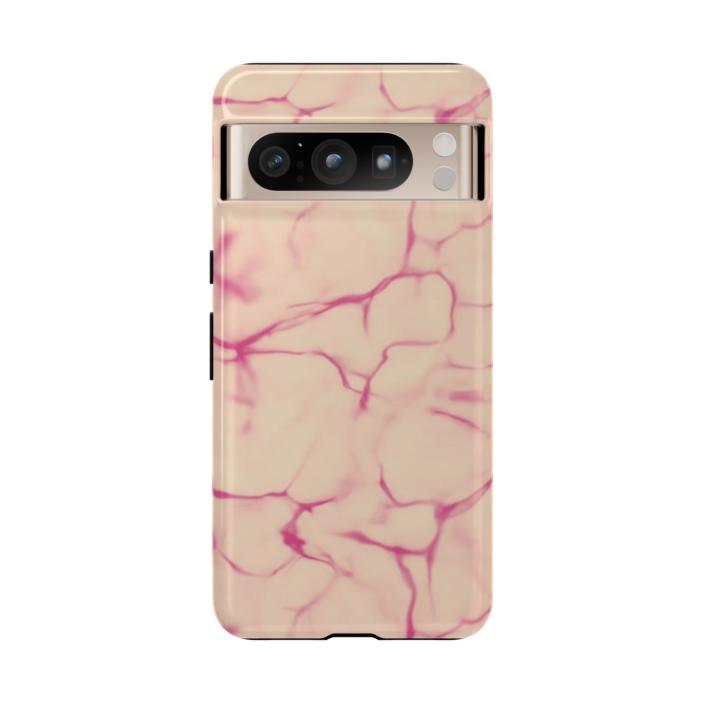 Marble Phone Case Cream Pink