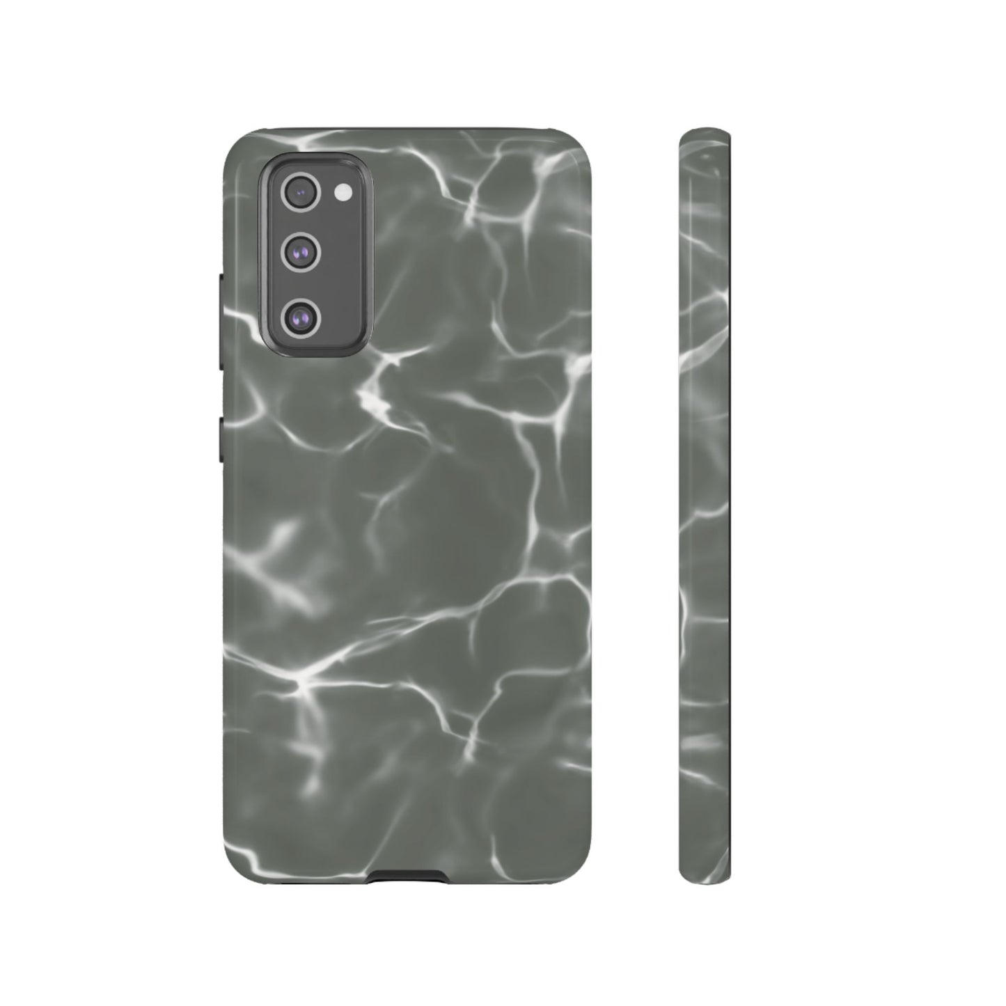 Marble Print Phone Case Gray