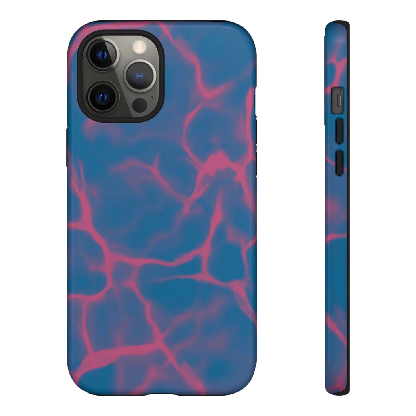 Marble Phone Case Blue Pink