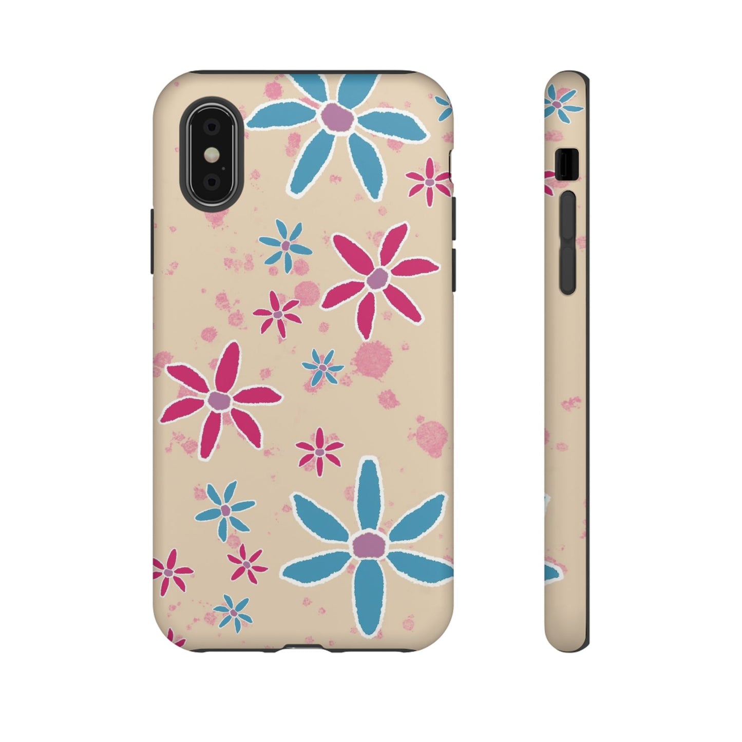 Flower Phone Case Cream