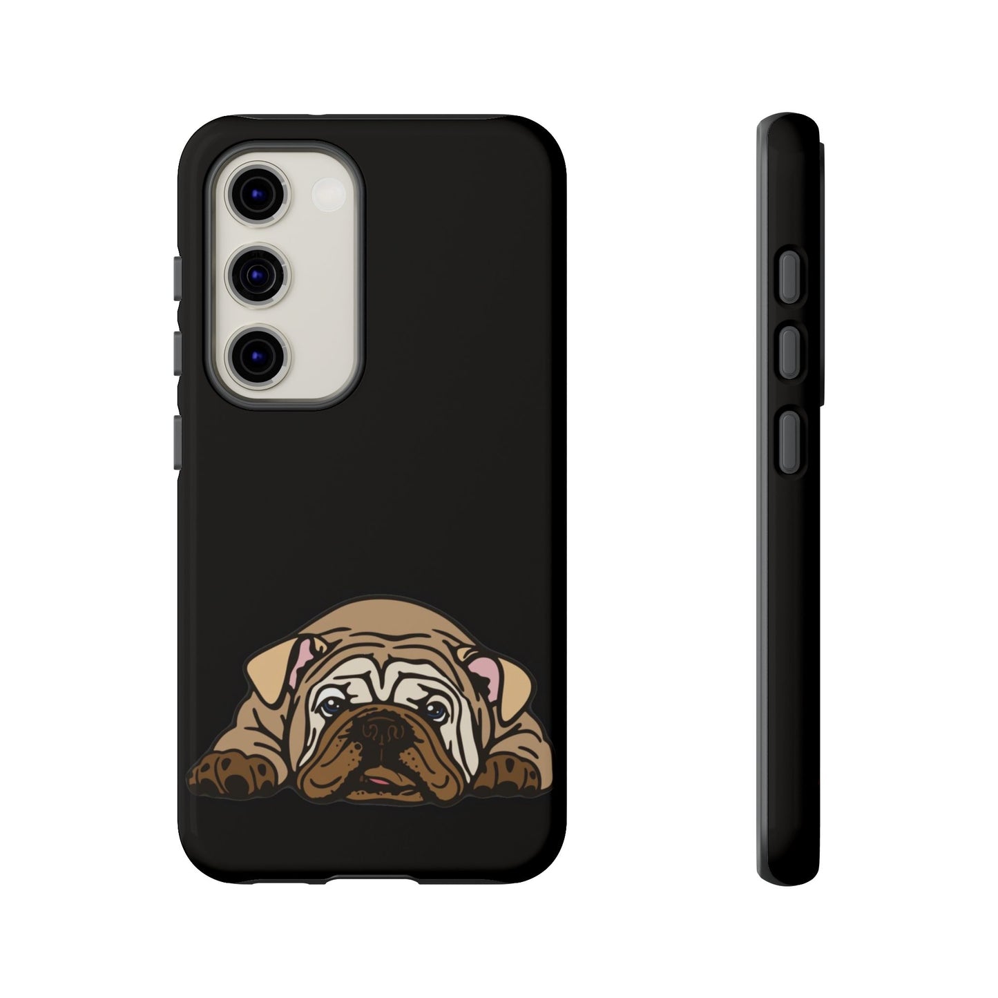 Bulldog Phone Case Black