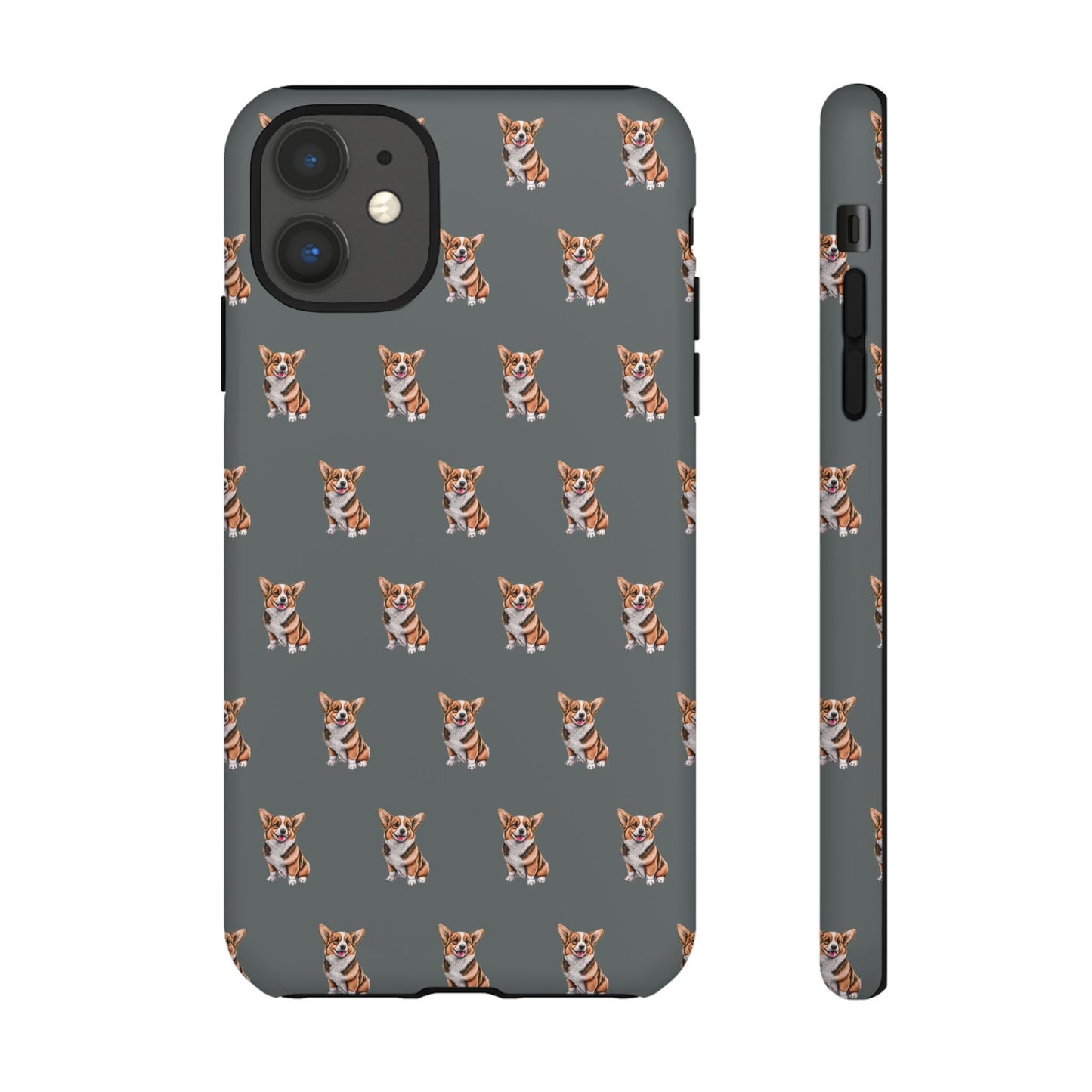 Corgi Phone Case Gray