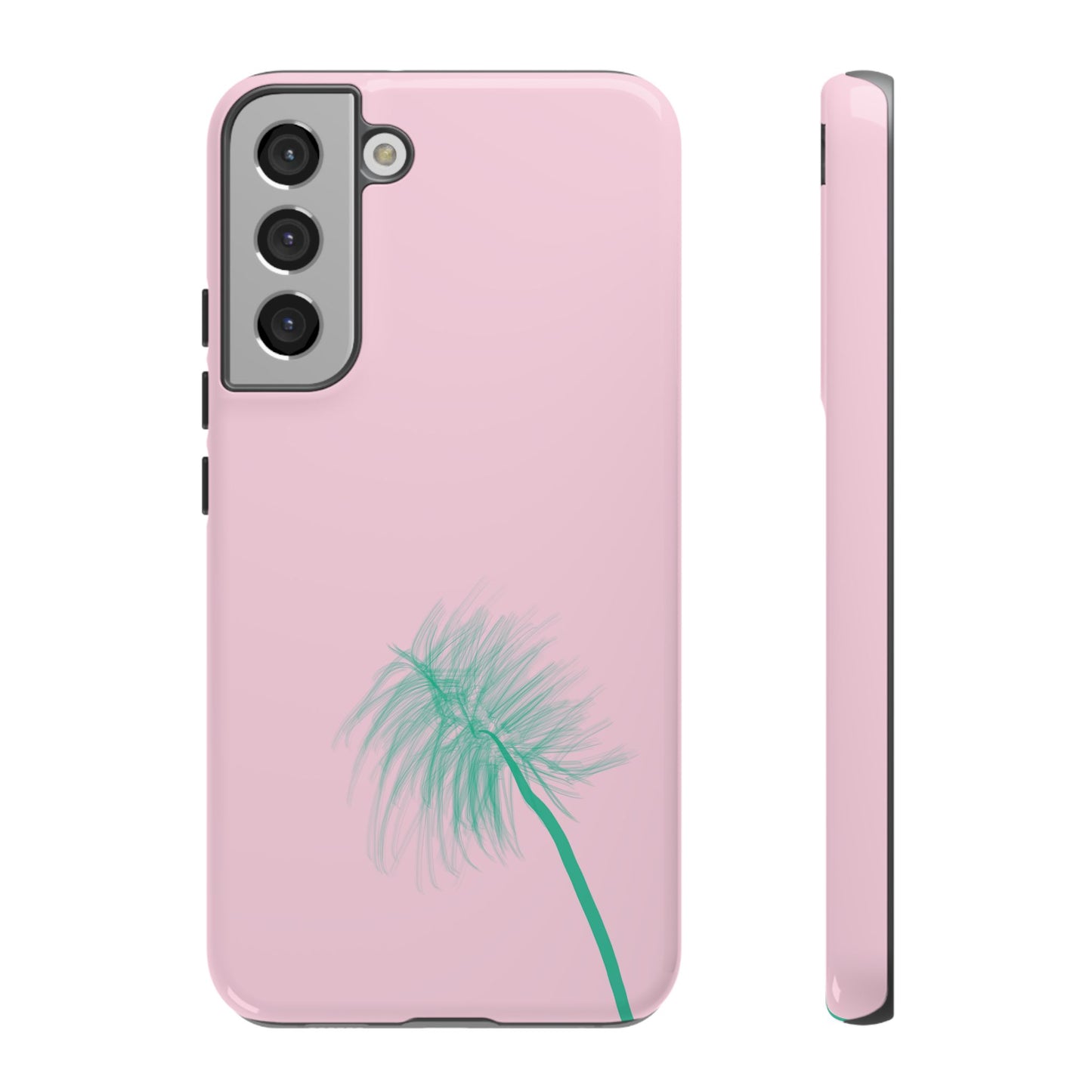 Dandelion Blowball Phone Case Pink