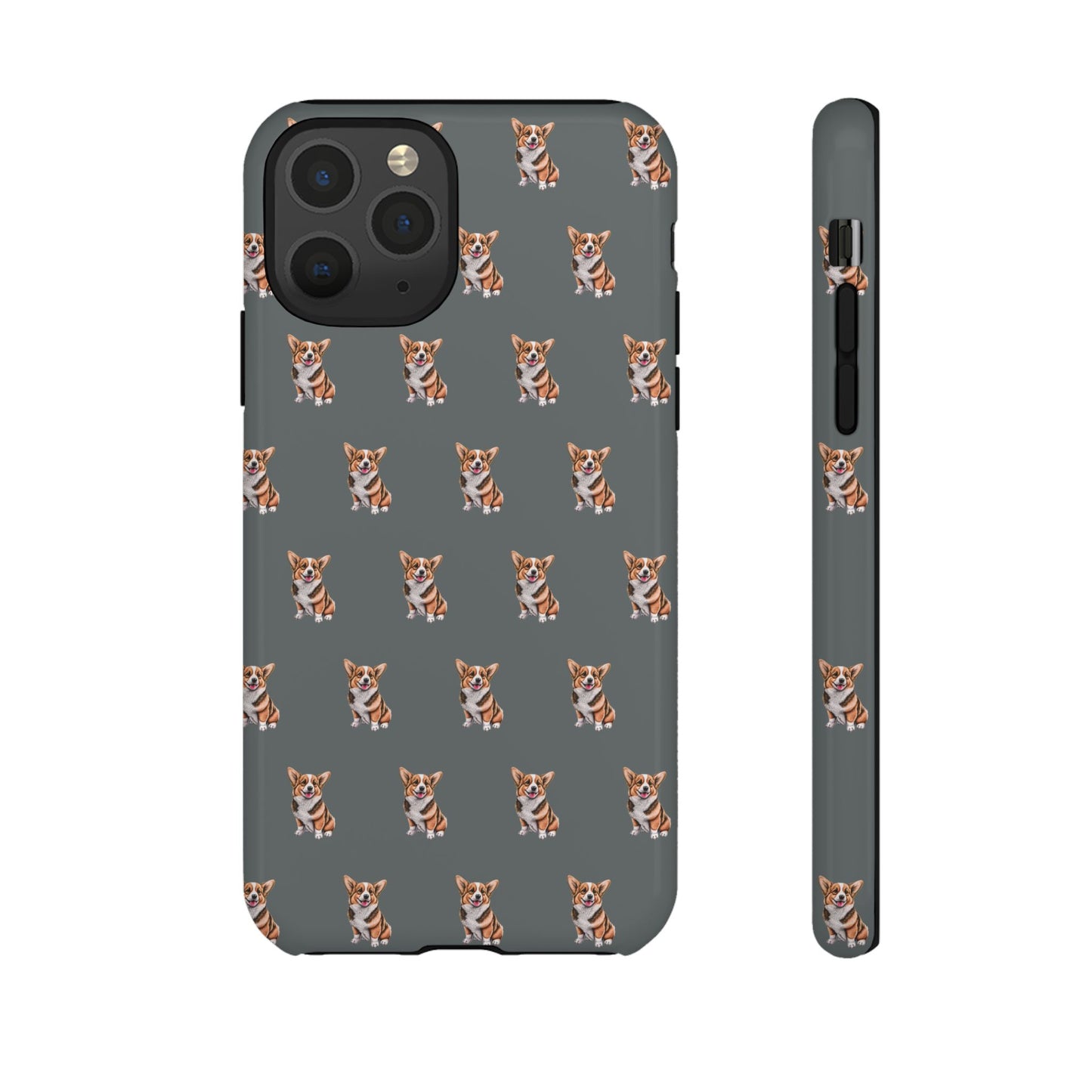 Corgi Phone Case Gray