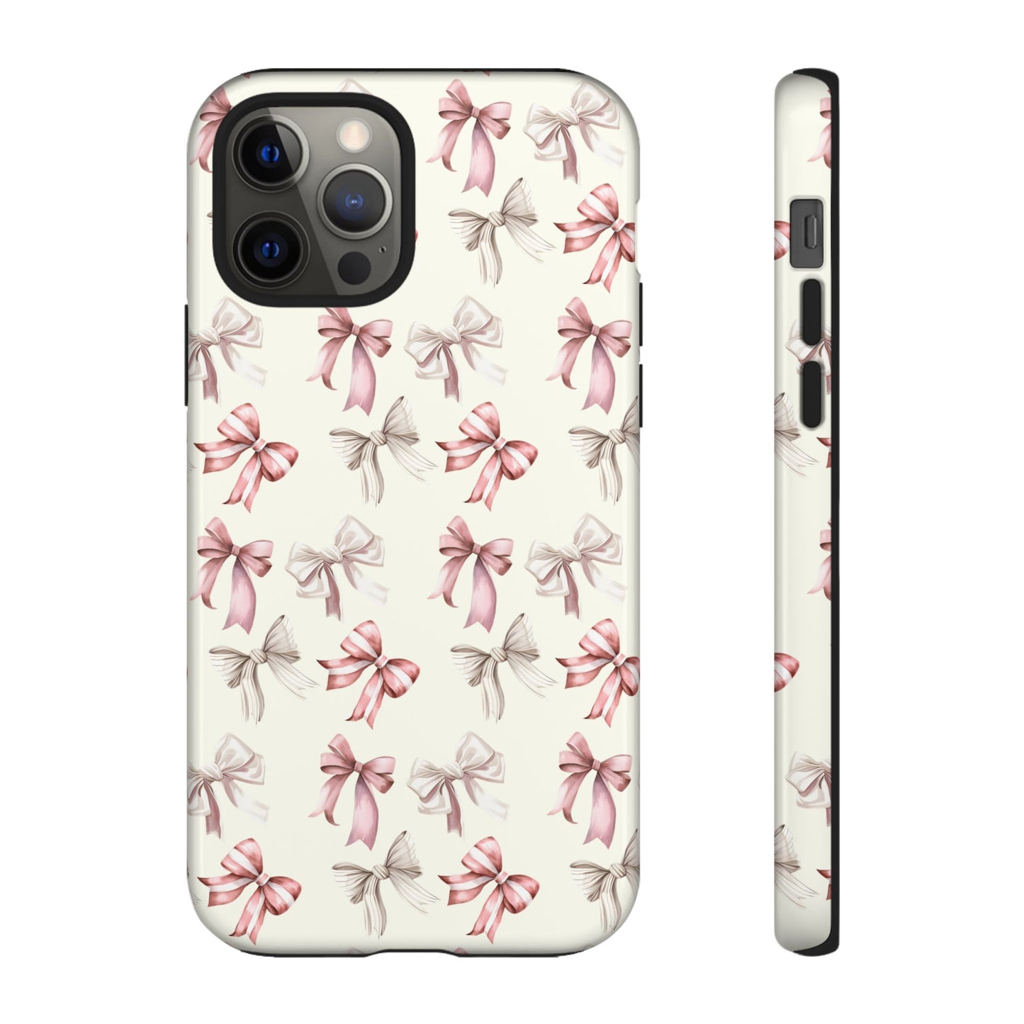 Bow Phone Case Cream