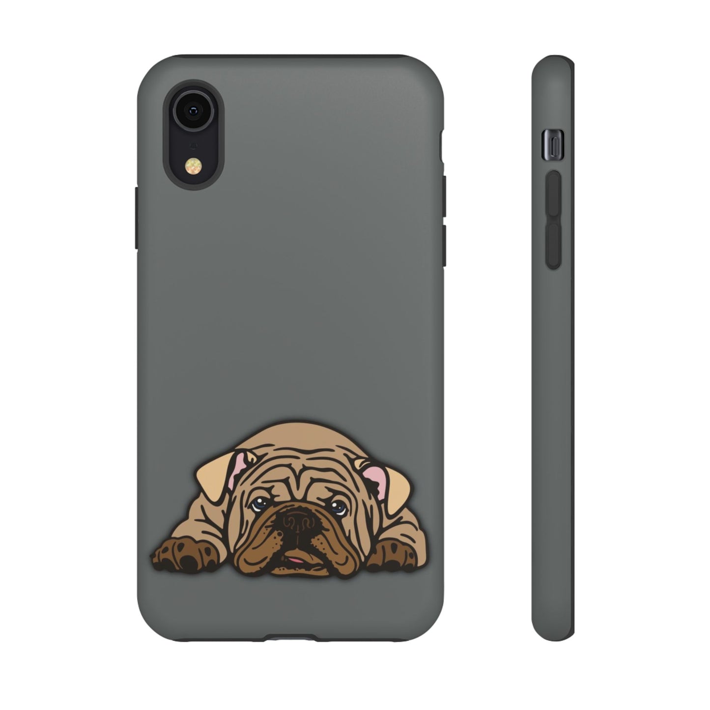 Bulldog Phone Case Gray