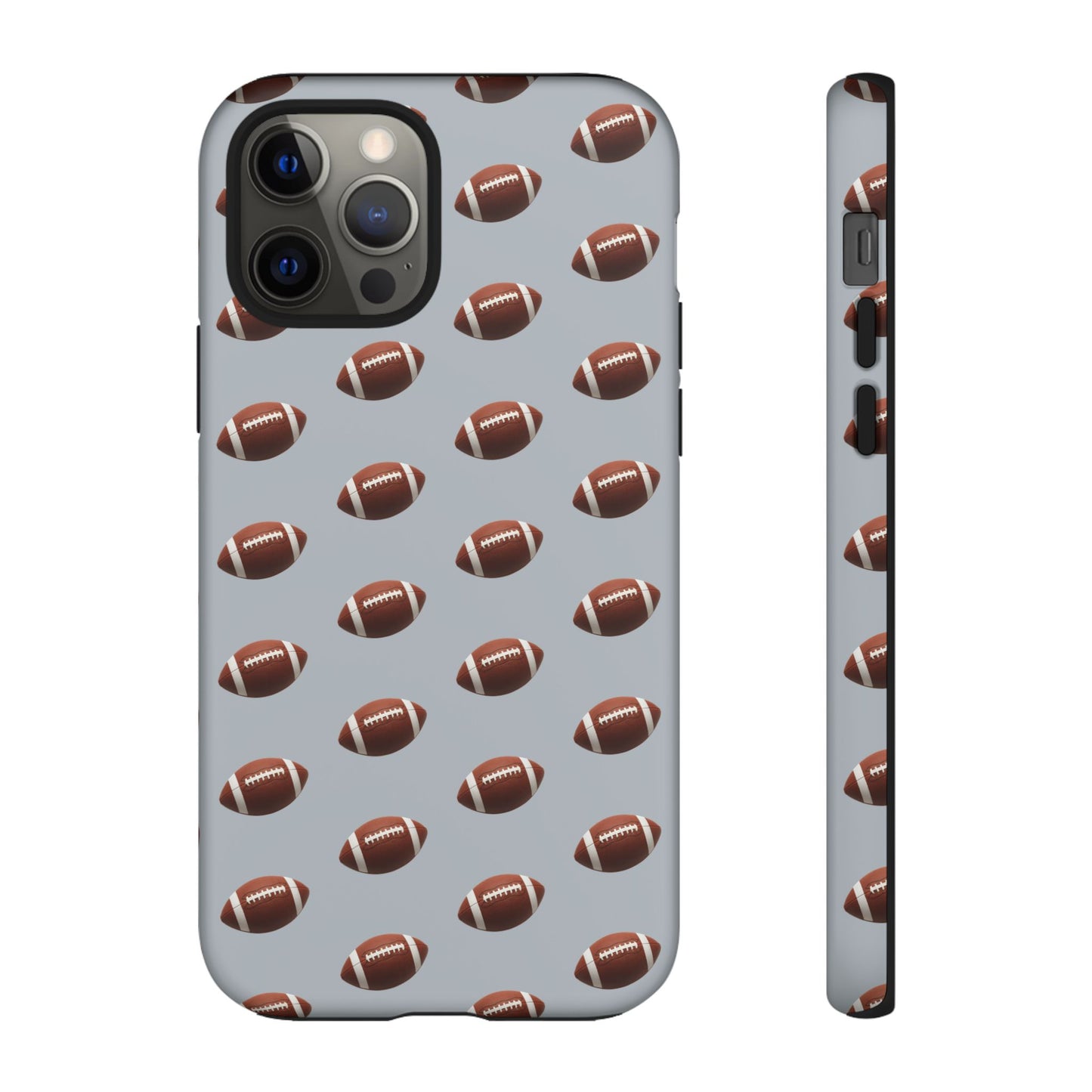 Football Phone Case Silver