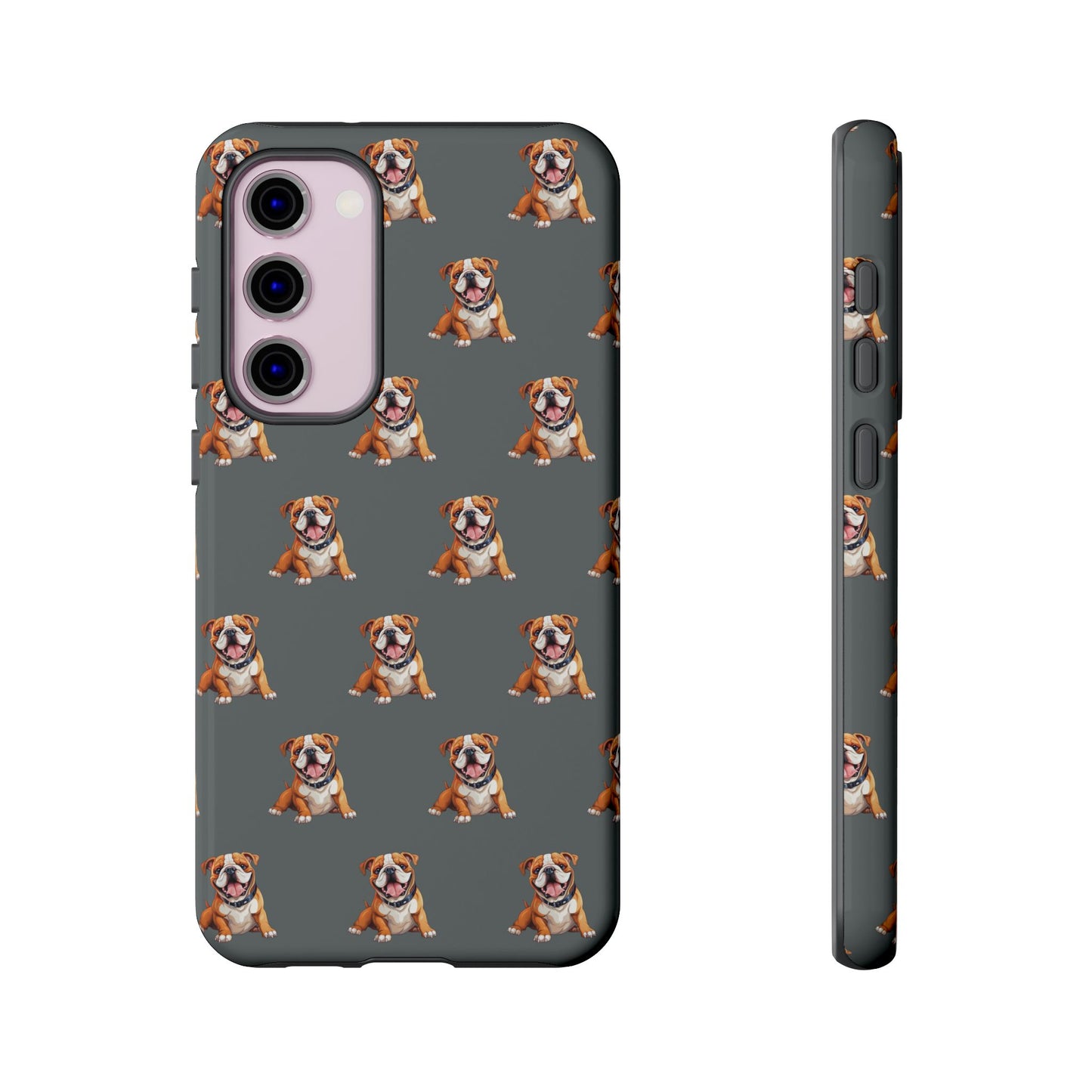 Bulldog Phone Case Gray