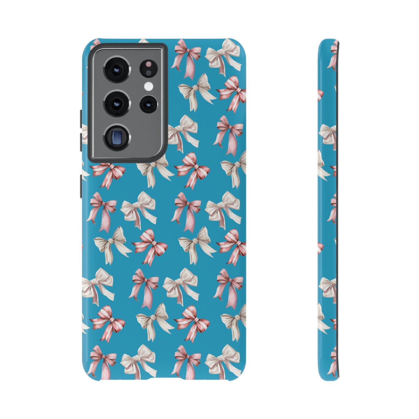 Bow Phone Case Turquoise