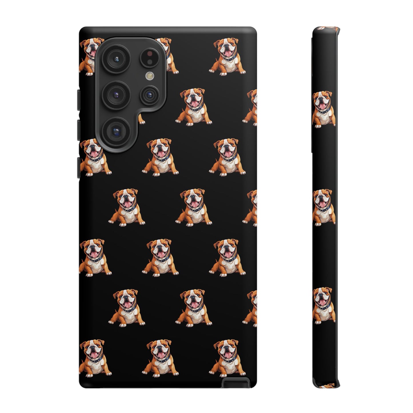 Bulldog Phone Case Black