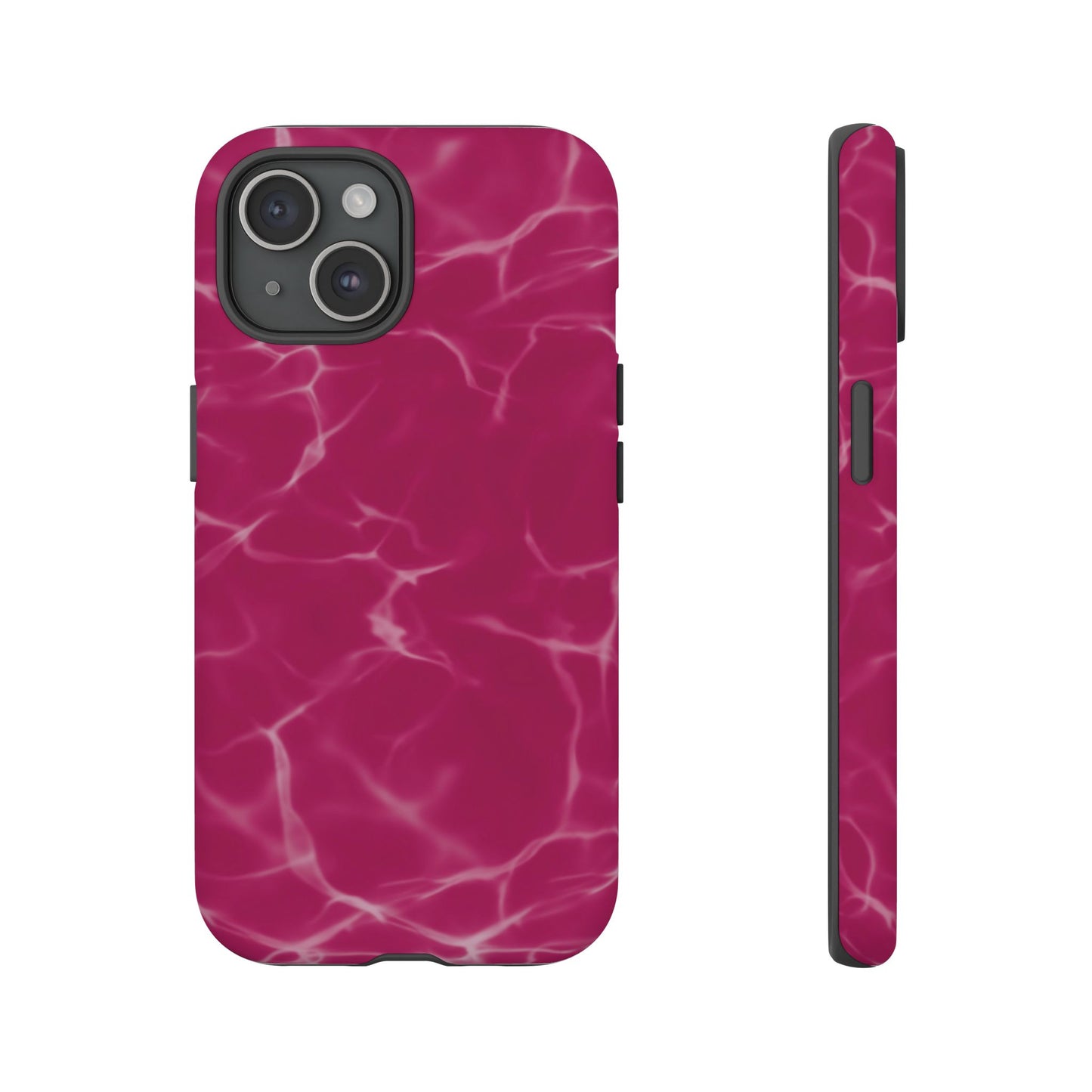 Marble Print Phone Case Berry