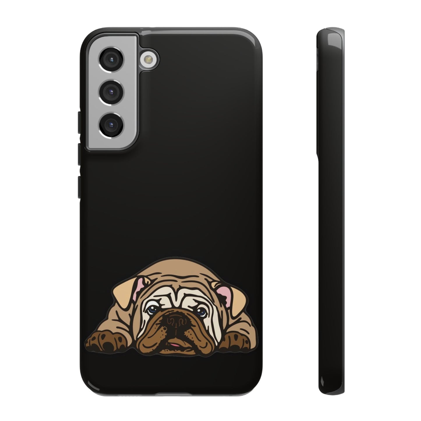 Bulldog Phone Case Black