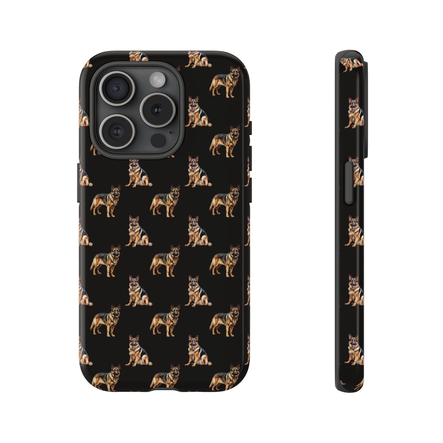 German Shepherd Phone Case Black