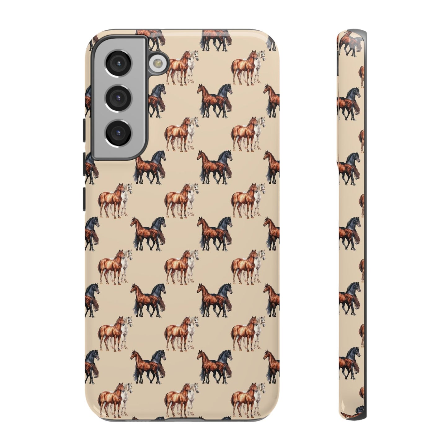 Horse Phone Case Cream