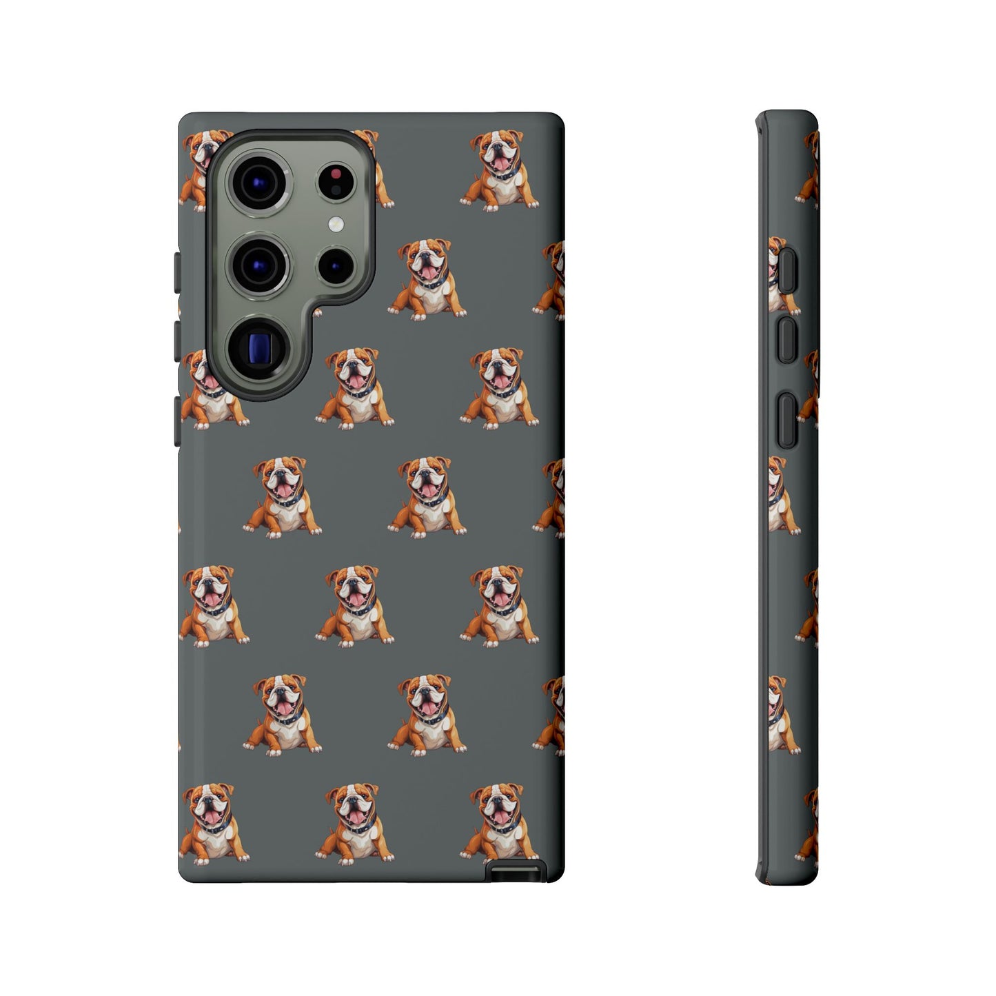 Bulldog Phone Case Gray